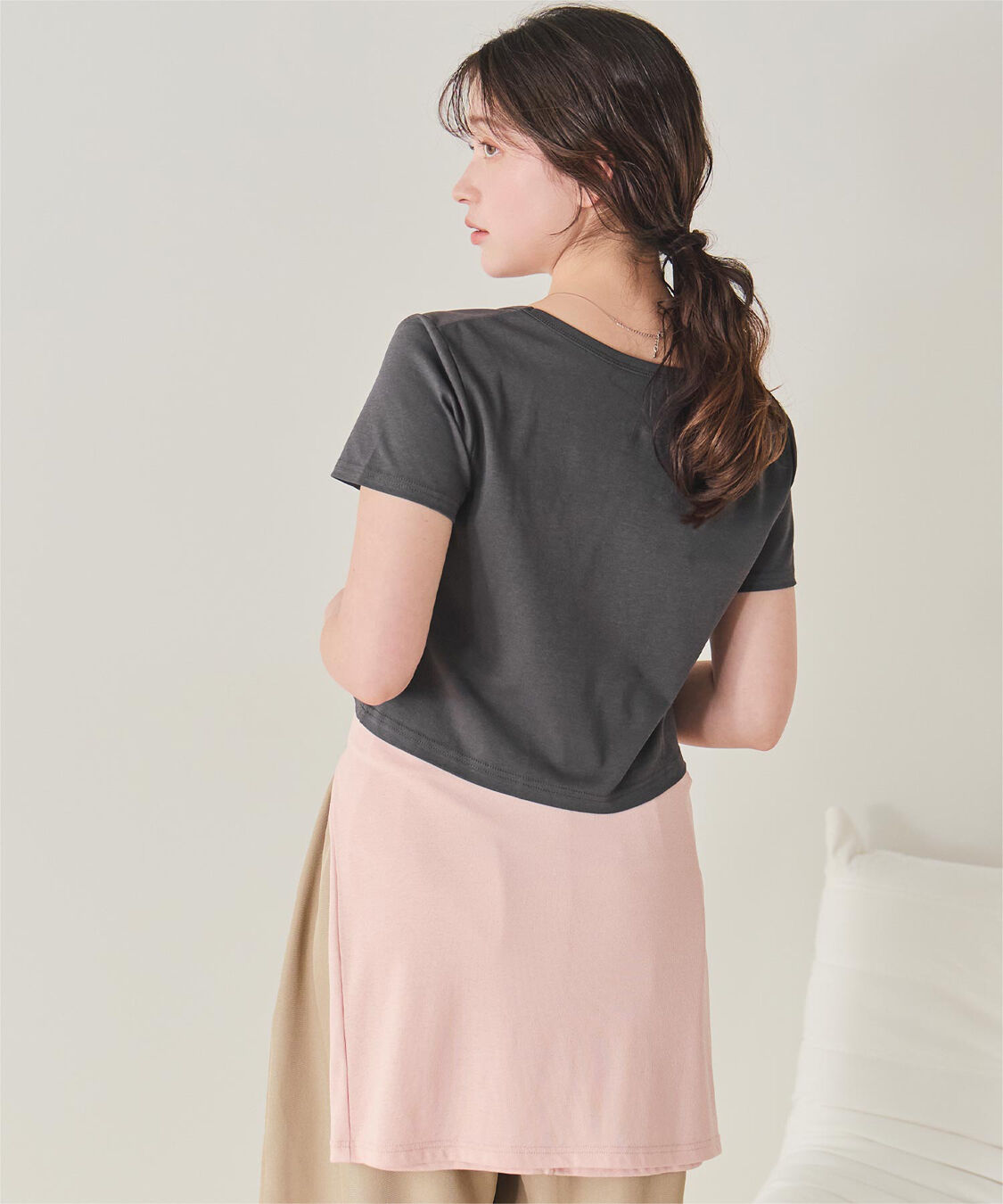 titivate「汗染み防止ｺﾝﾊﾟｸﾄTｼｬﾂ」|Tシャツ・カットソー|