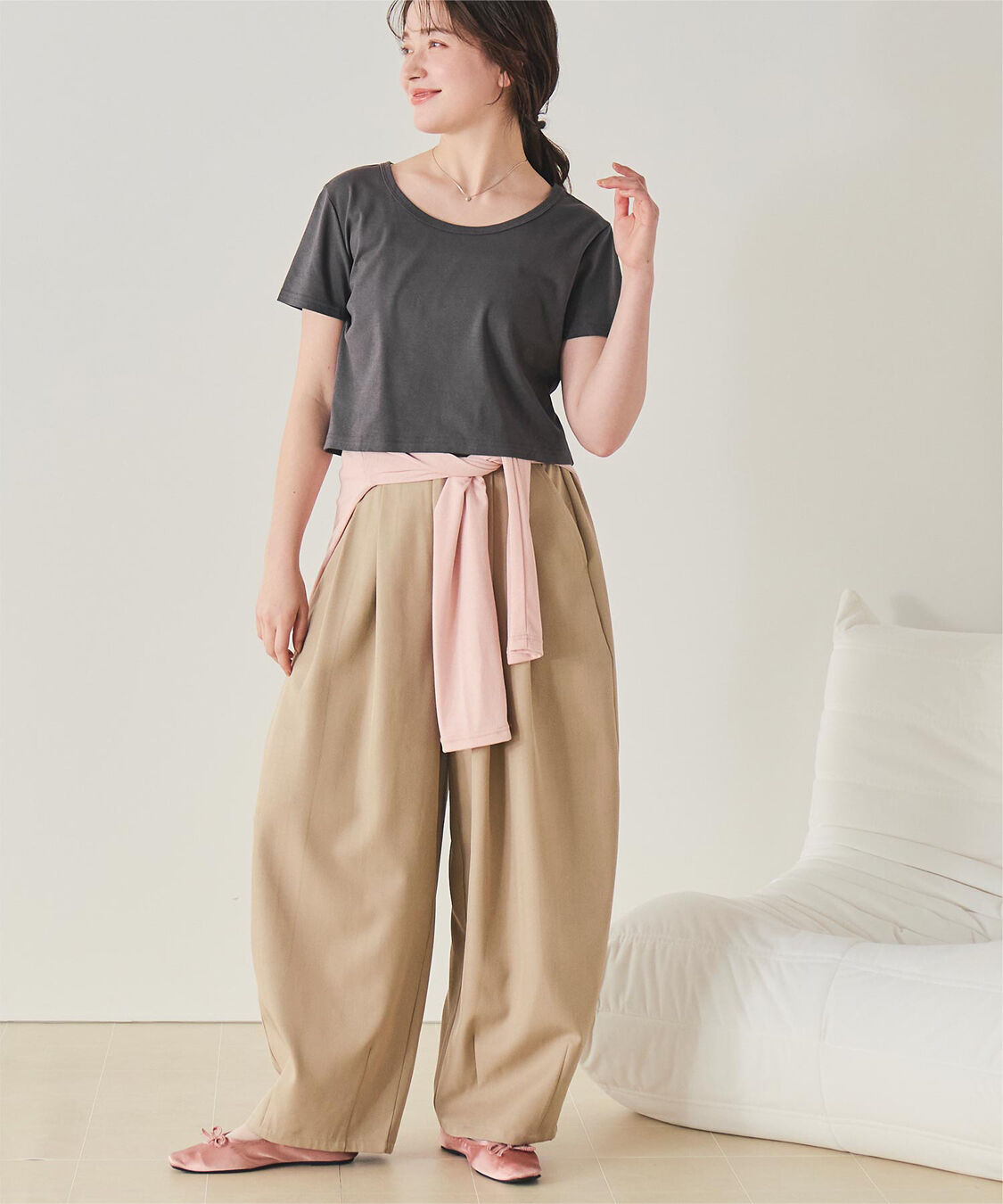 titivate「汗染み防止ｺﾝﾊﾟｸﾄTｼｬﾂ」|Tシャツ・カットソー|