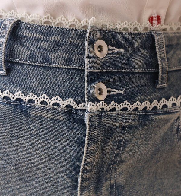  「ウエストレースフレアデニム」|その他|