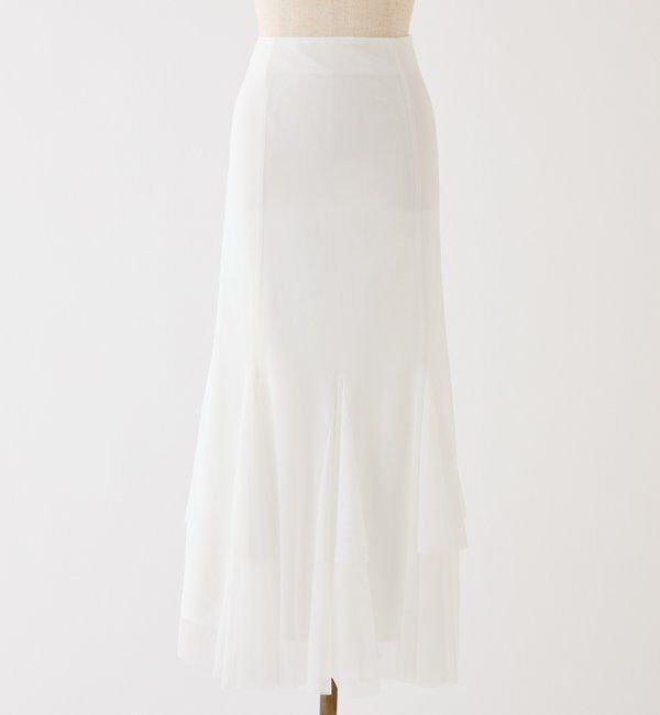  「チュールマーメイドスカート」|スカート|オフホワイト