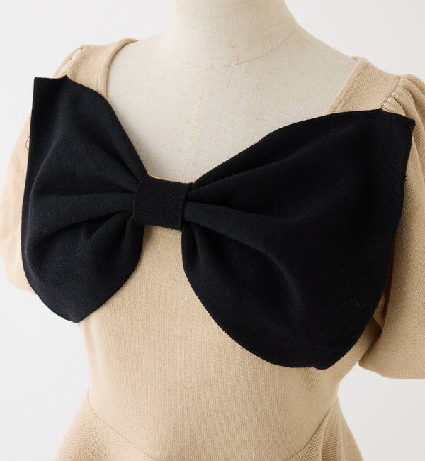  「リボンニットチュニック」|ニット・セーター|