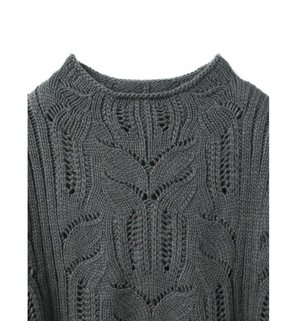 mizuiro ind「mizuiro ind シアーケーブル柄ベスト」|ベスト・ジレ|