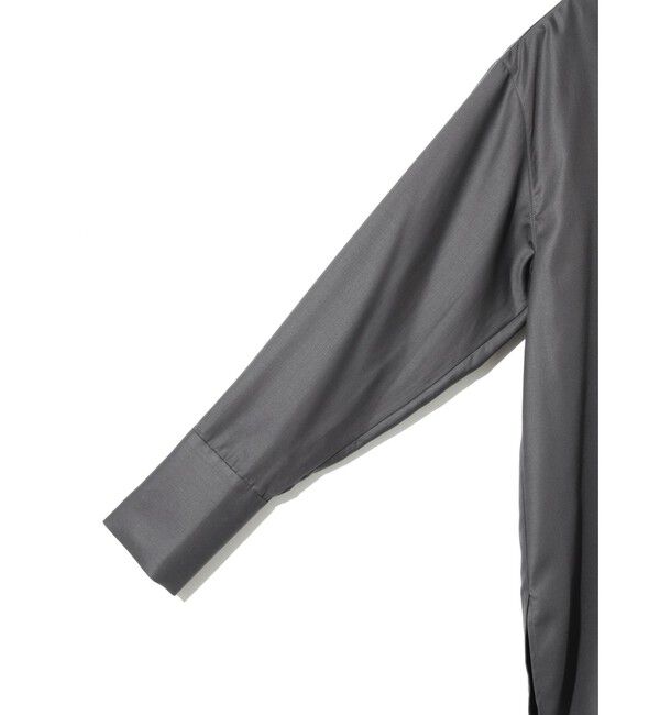 MIDIUMISOLID「MIDIUMISOLID for Ladies リラックスロングカフスシャツ」|シャツ・ブラウス|