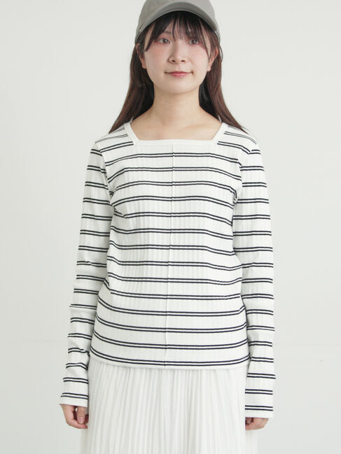 Samansa Mos2「前後2WAY柄アソートカットソー」|Tシャツ・カットソー|