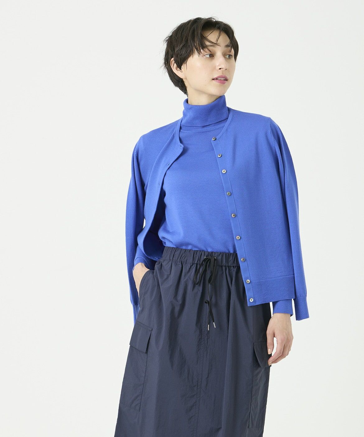 DAY by DAY it&rsquo;s international「ウォッシャブルウールクルーネックカーディガン《HARMONY》」|カーディガン|