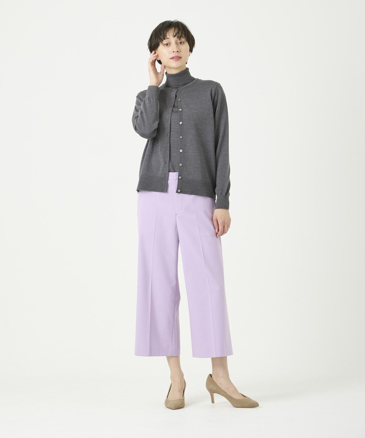 DAY by DAY it&rsquo;s international「ウォッシャブルウールクルーネックカーディガン《HARMONY》」|カーディガン|