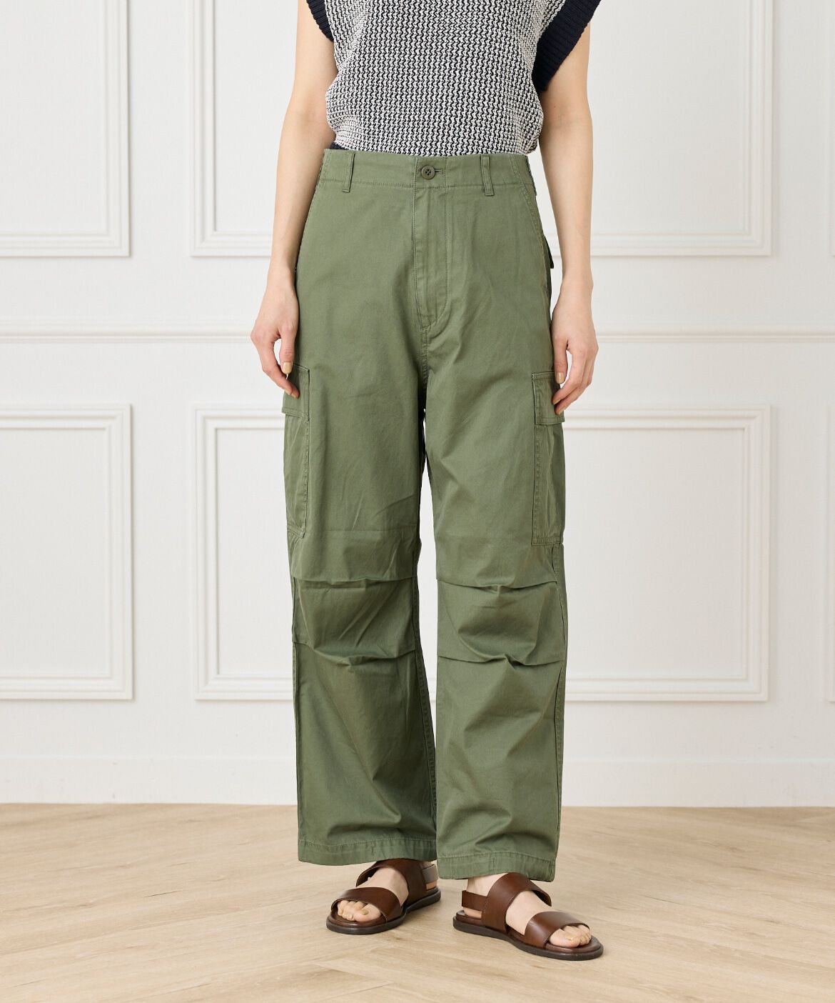 INED「ミリタリーパンツ《YVON》」|カーゴ|