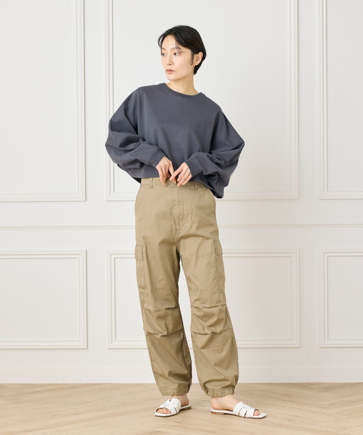 INED「ミリタリーパンツ《YVON》」|カーゴ|