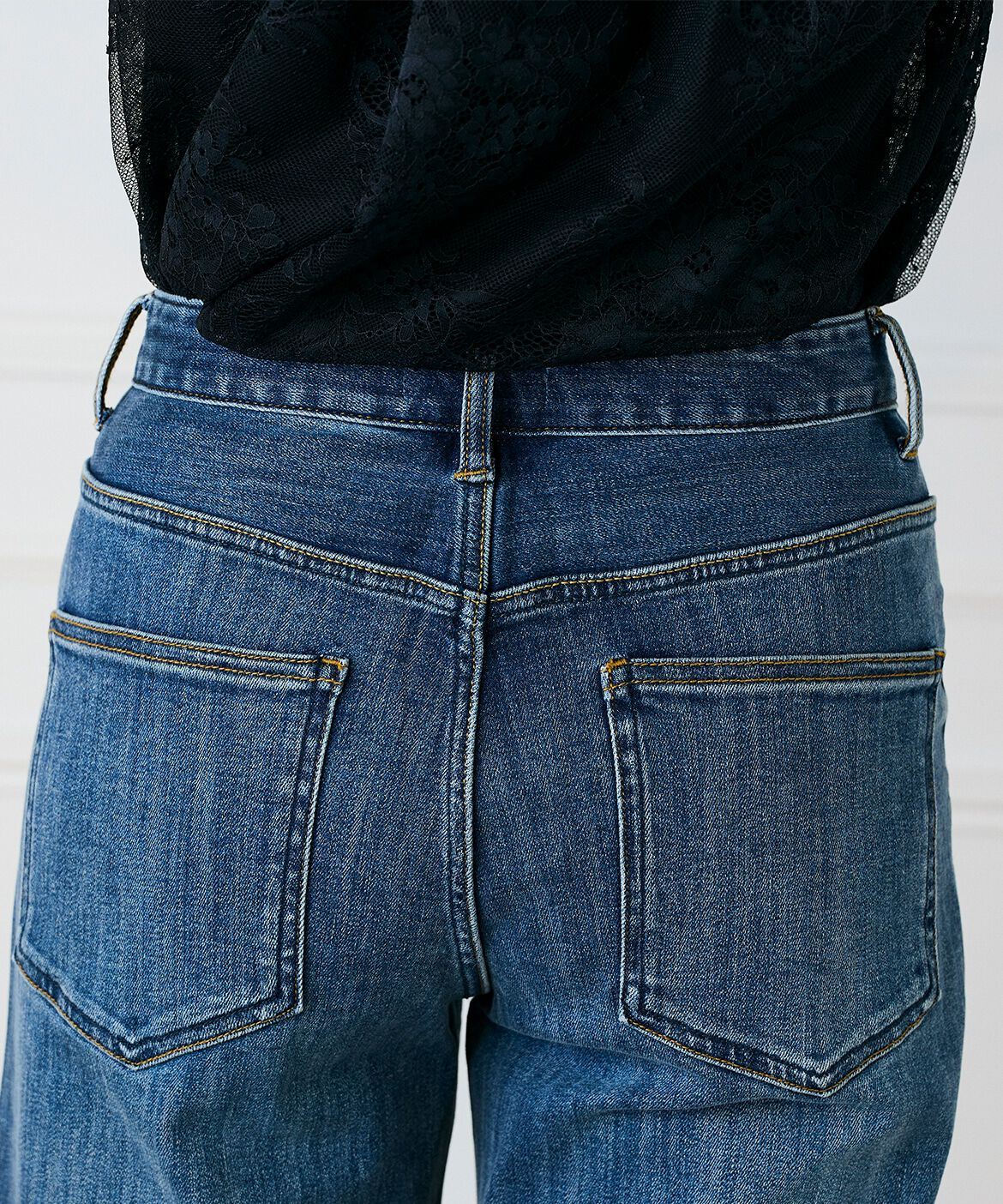 INED「ワイドデニム」|デニム|