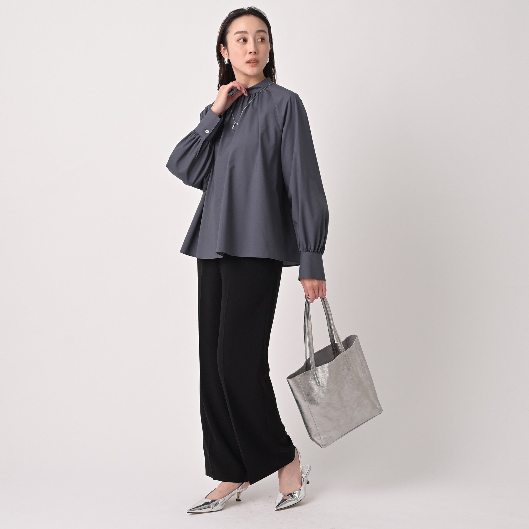 UNTITLED「【MILOS】別注メタリックトート」|トートバッグ|