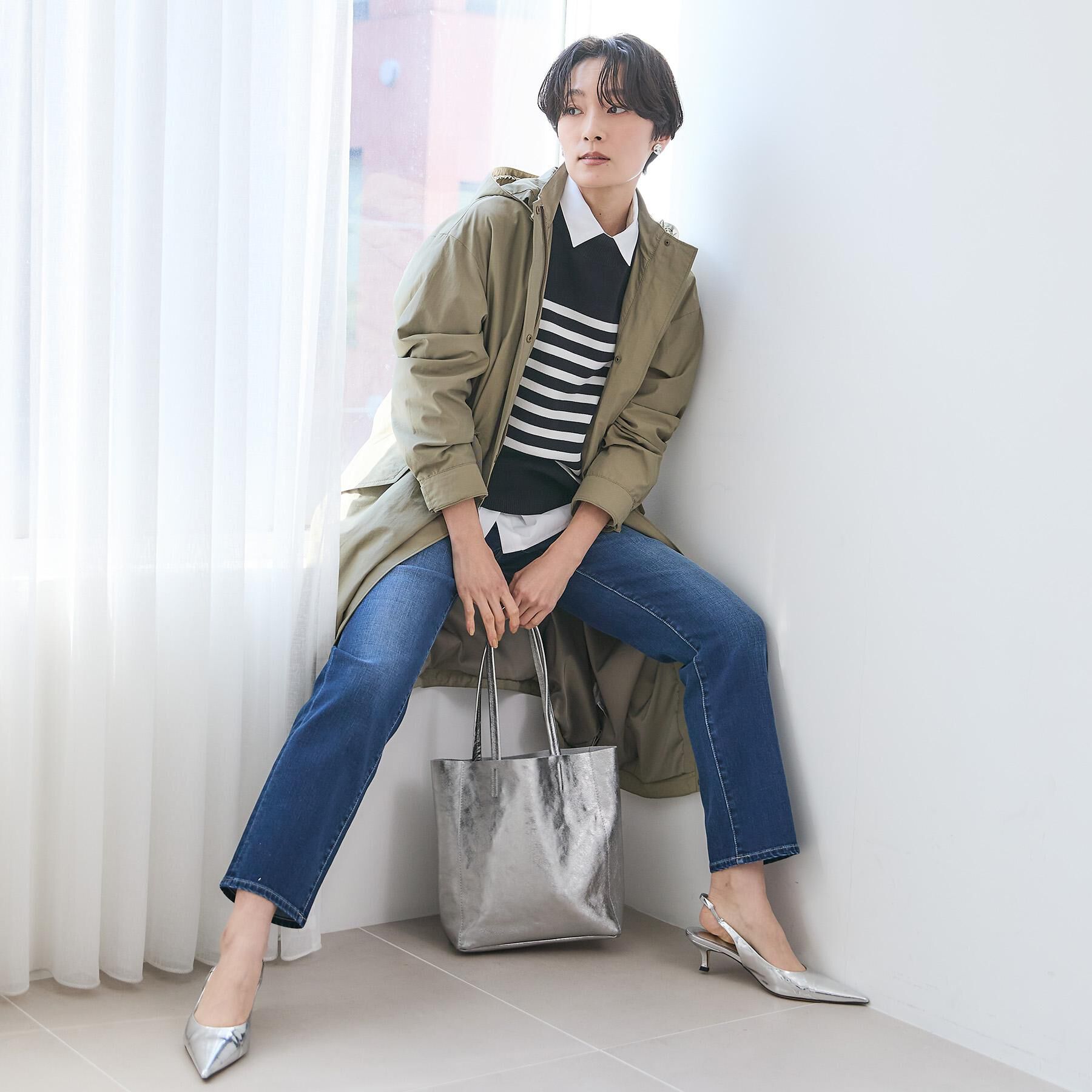 UNTITLED「【2WAY/洗える/はっ水】グログランモッズコート」|ミリタリー・モッズコート|