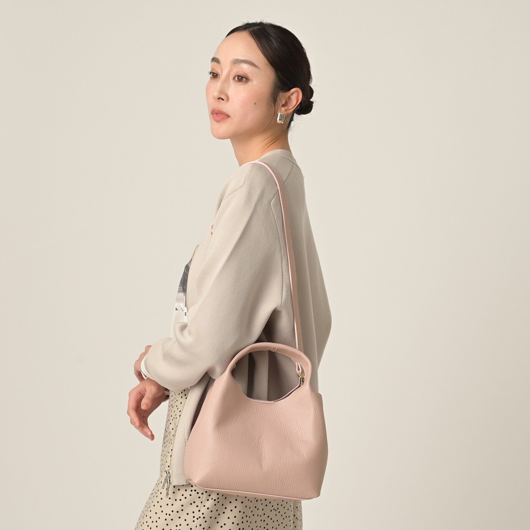 UNTITLED「【MROSE】2WAYモダンレザーバッグ」|ショルダー・メッセンジャー|