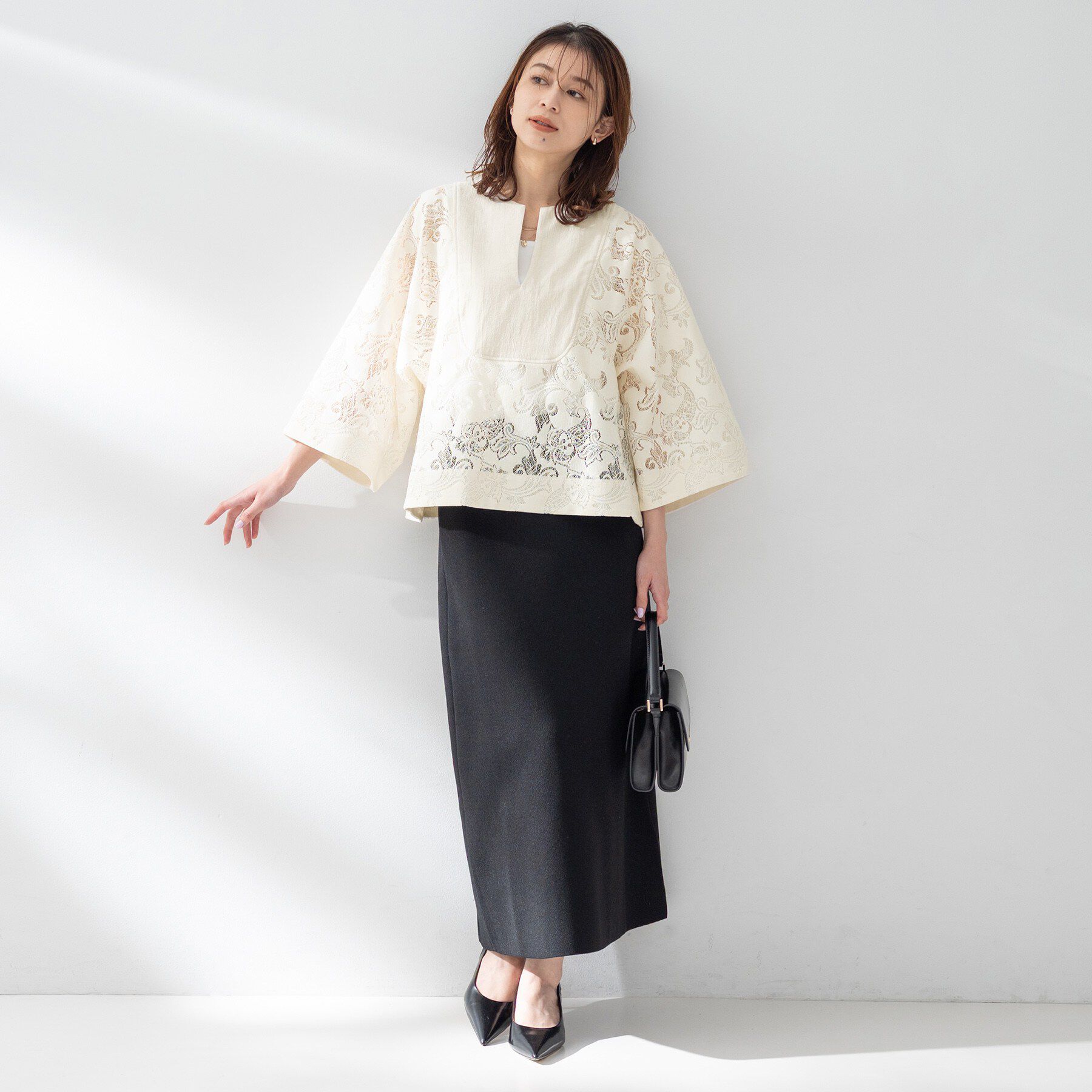 UNTITLED「【Munich】ドッキングブラウス」|シャツ・ブラウス|