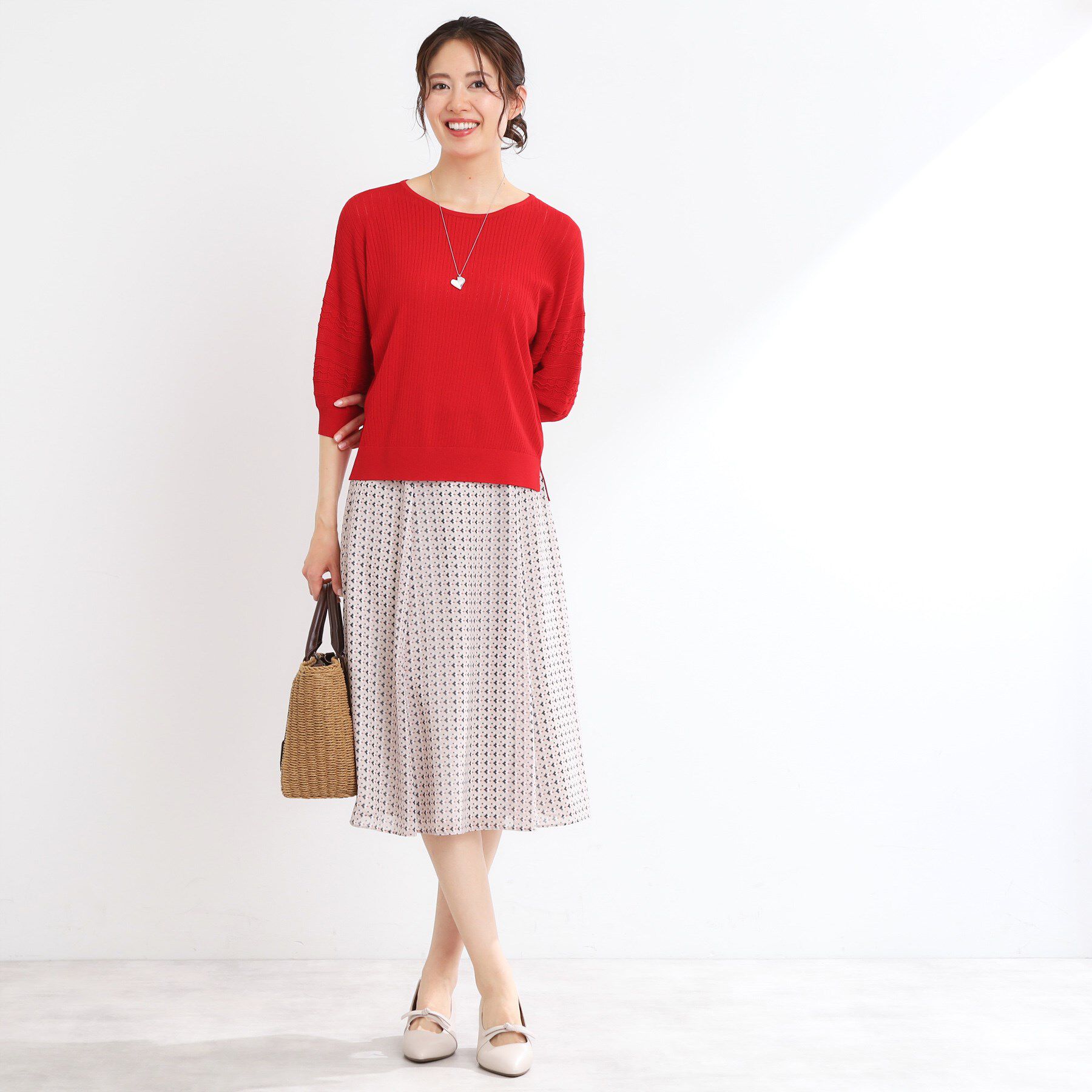 Reflect「【WEB先行カラーあり】オフボディプルオーバーニット」|ニット・セーター|