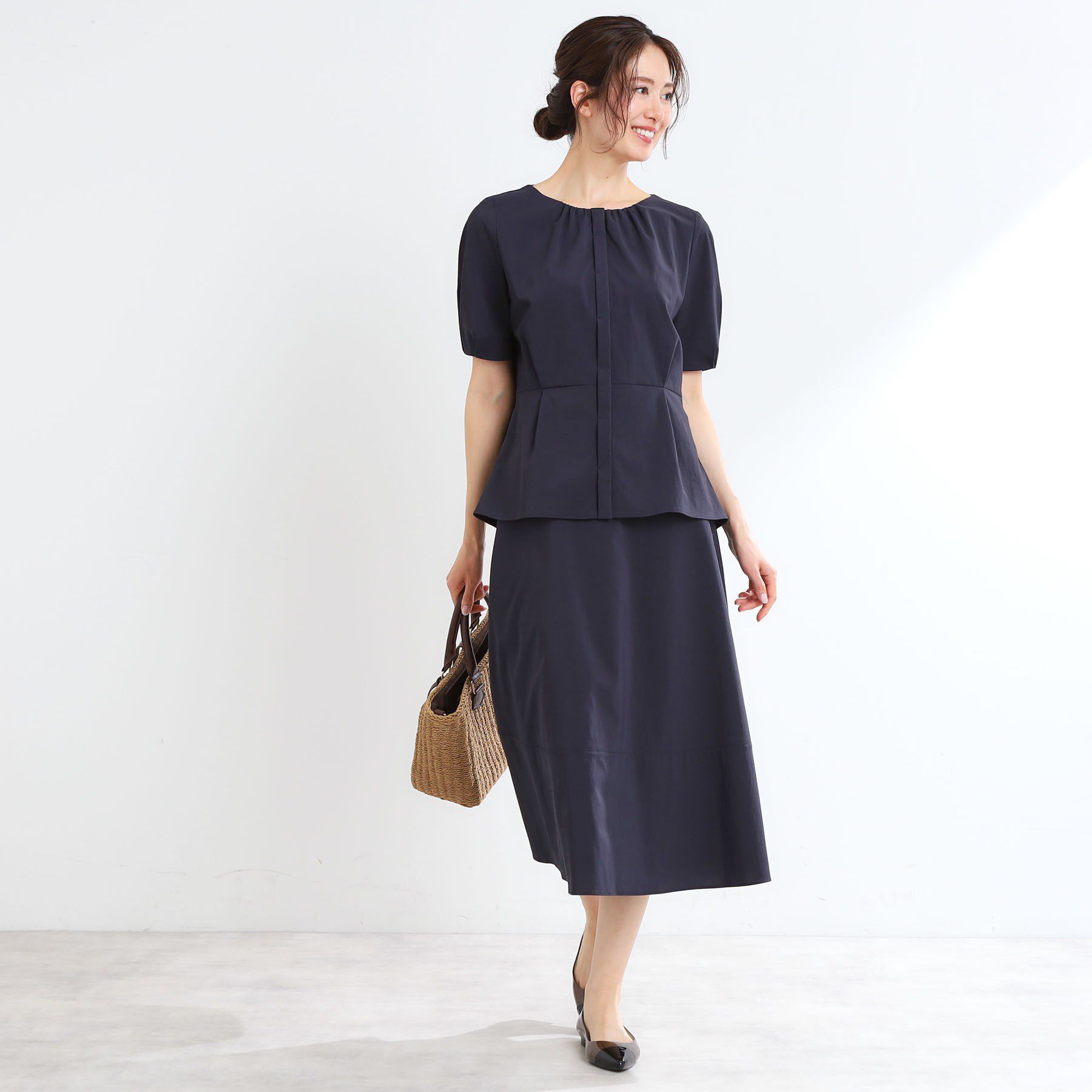 Reflect「【マシンウォッシュ可／撥水／雨の日OK！】レインシリーズフレアスカート」|スカート|