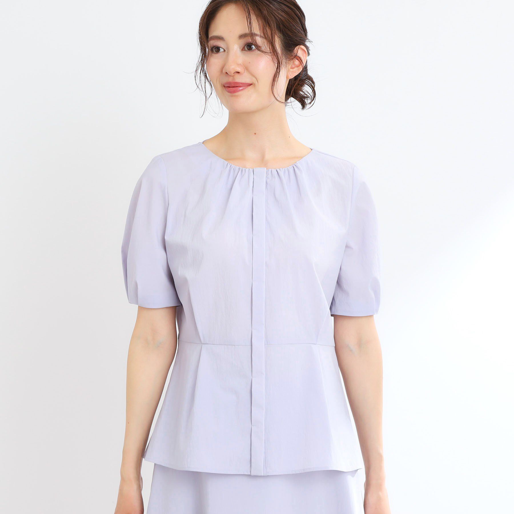 Reflect「【マシンウォッシュ可／撥水／雨の日OK！】レインシリーズブラウス」|シャツ・ブラウス|