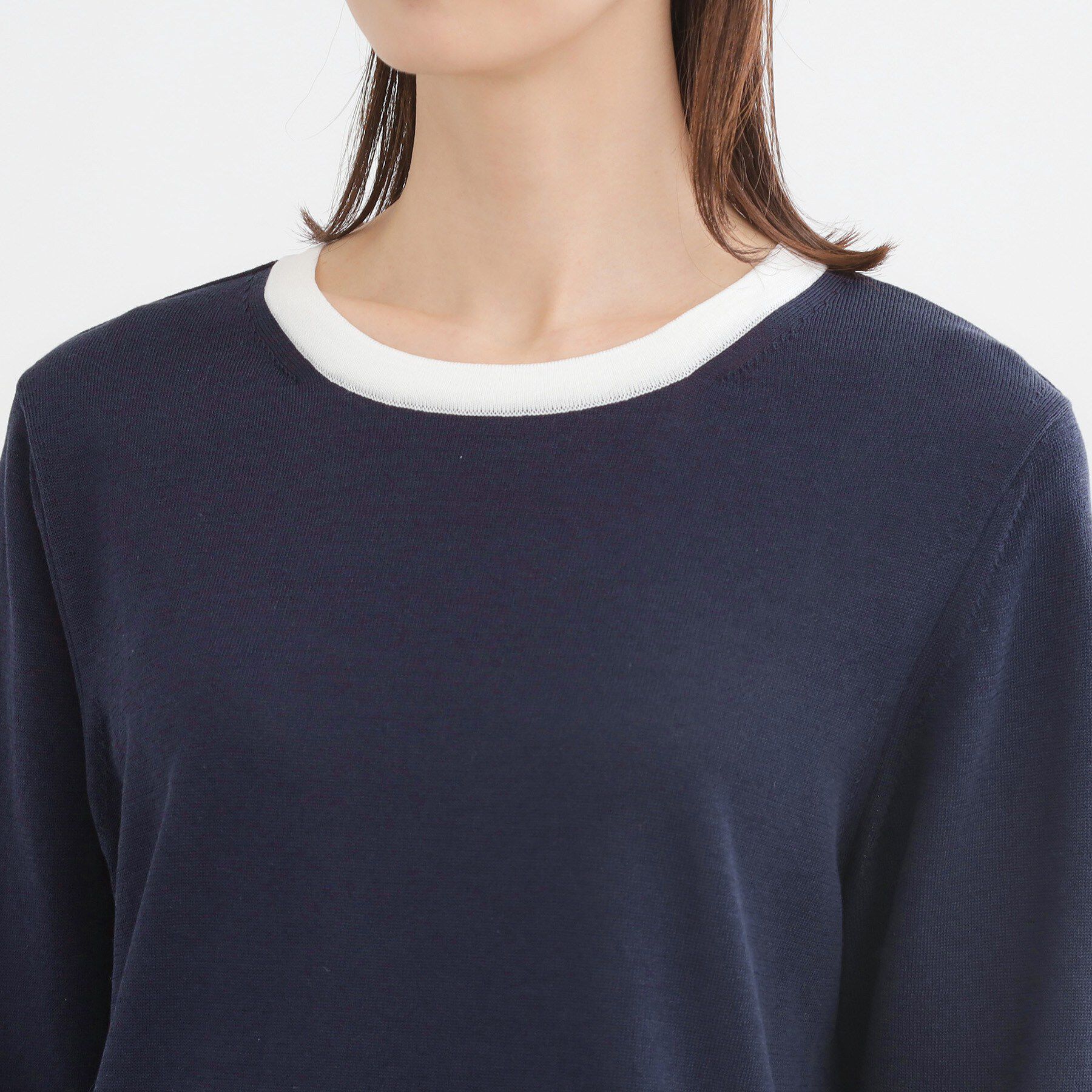 Reflect「【アンサンブル可】バイカラーニット」|ニット・セーター|