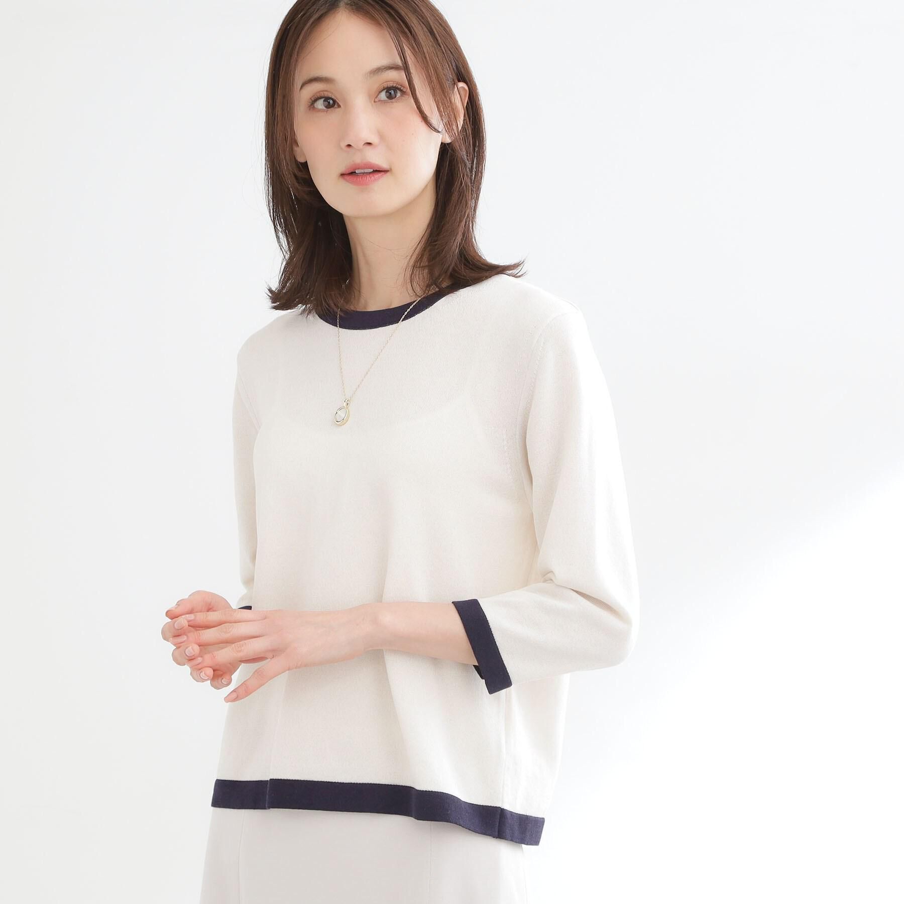 Reflect「【アンサンブル可】バイカラーニット」|ニット・セーター|