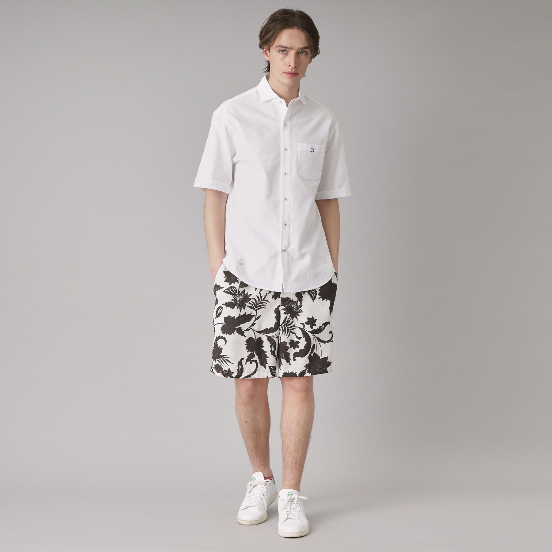 DRESSTERIOR「メッシュエアー ハーフスリーブシャツ」|シャツ・ブラウス|