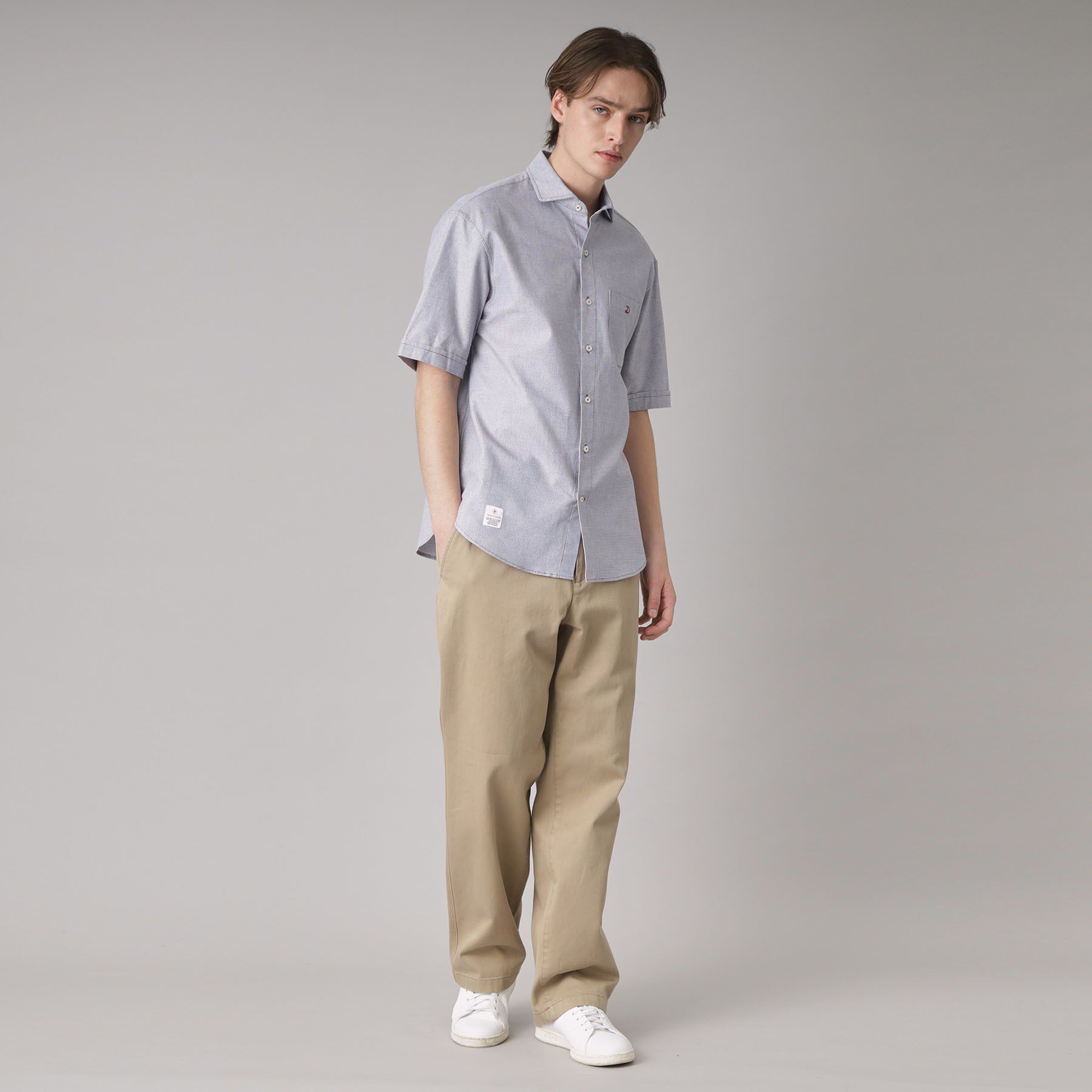 DRESSTERIOR「メッシュエアー ハーフスリーブシャツ」|シャツ・ブラウス|