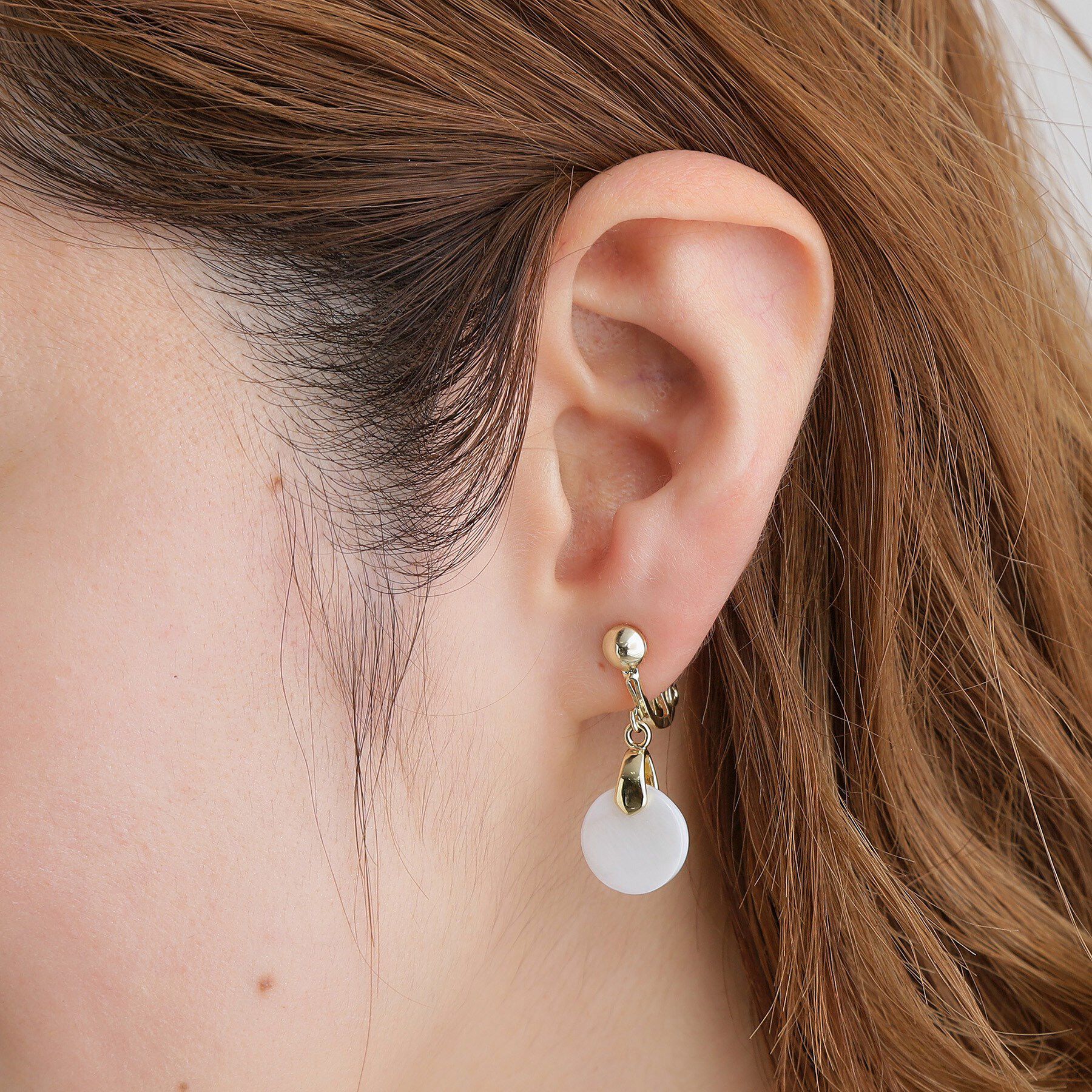 grove「【痛くなりにくい】ラウンドシェルイヤリング」|イヤリング|