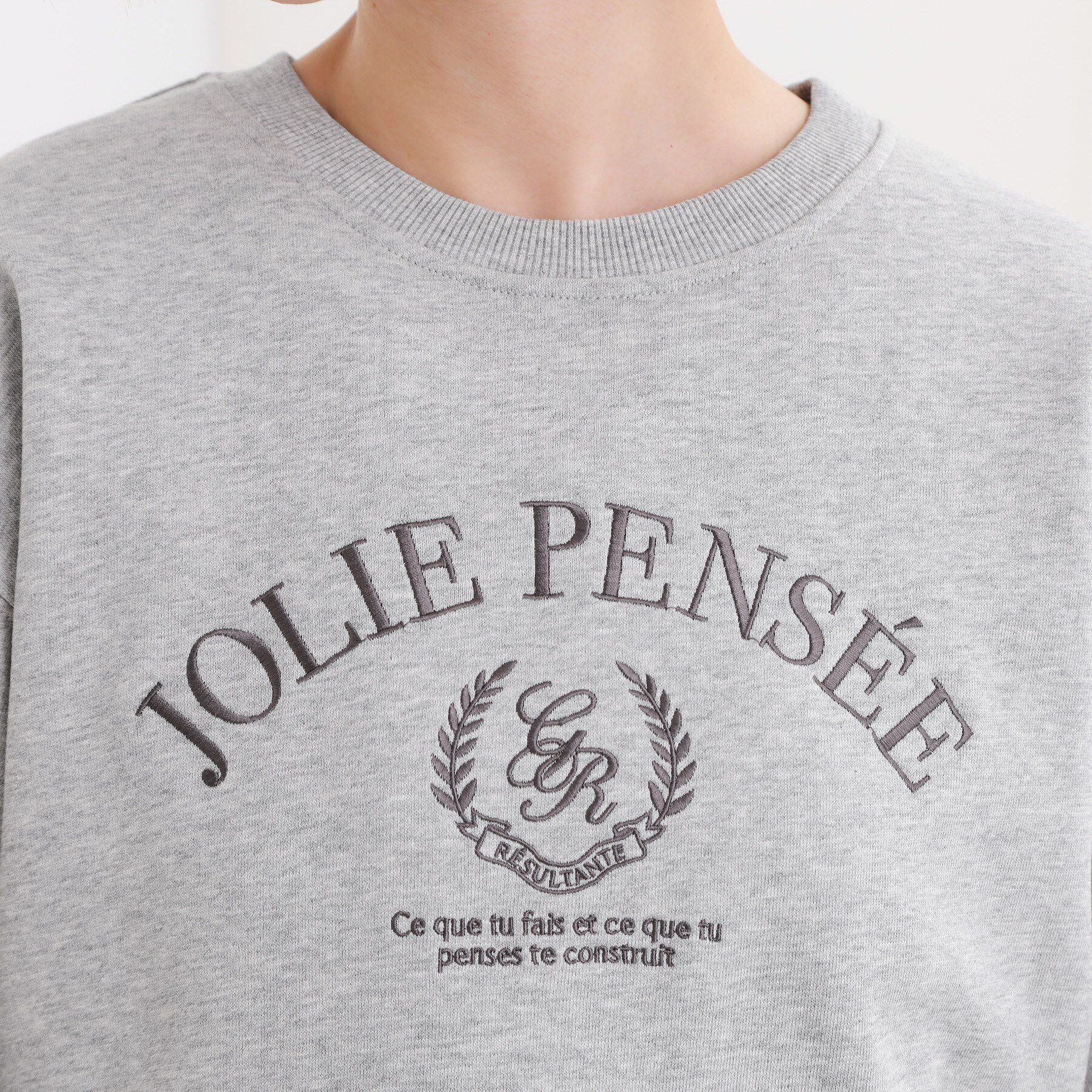 grove「刺繍ロゴ裏毛スウェットプルオーバー」|パーカー|