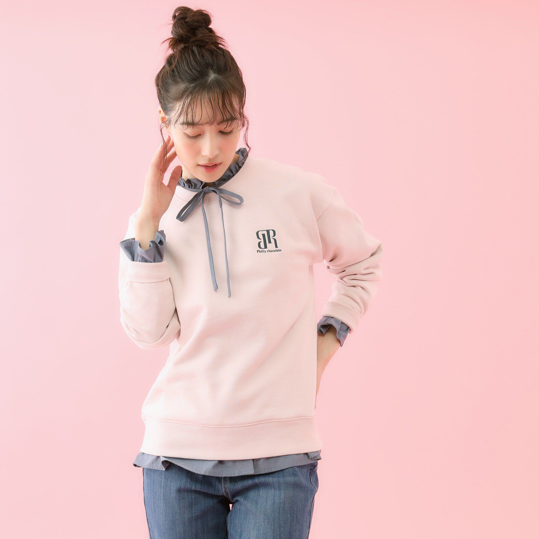 grove「【コラボITEM】Philly Chocolate 裏毛プルオーバー」|パーカー|