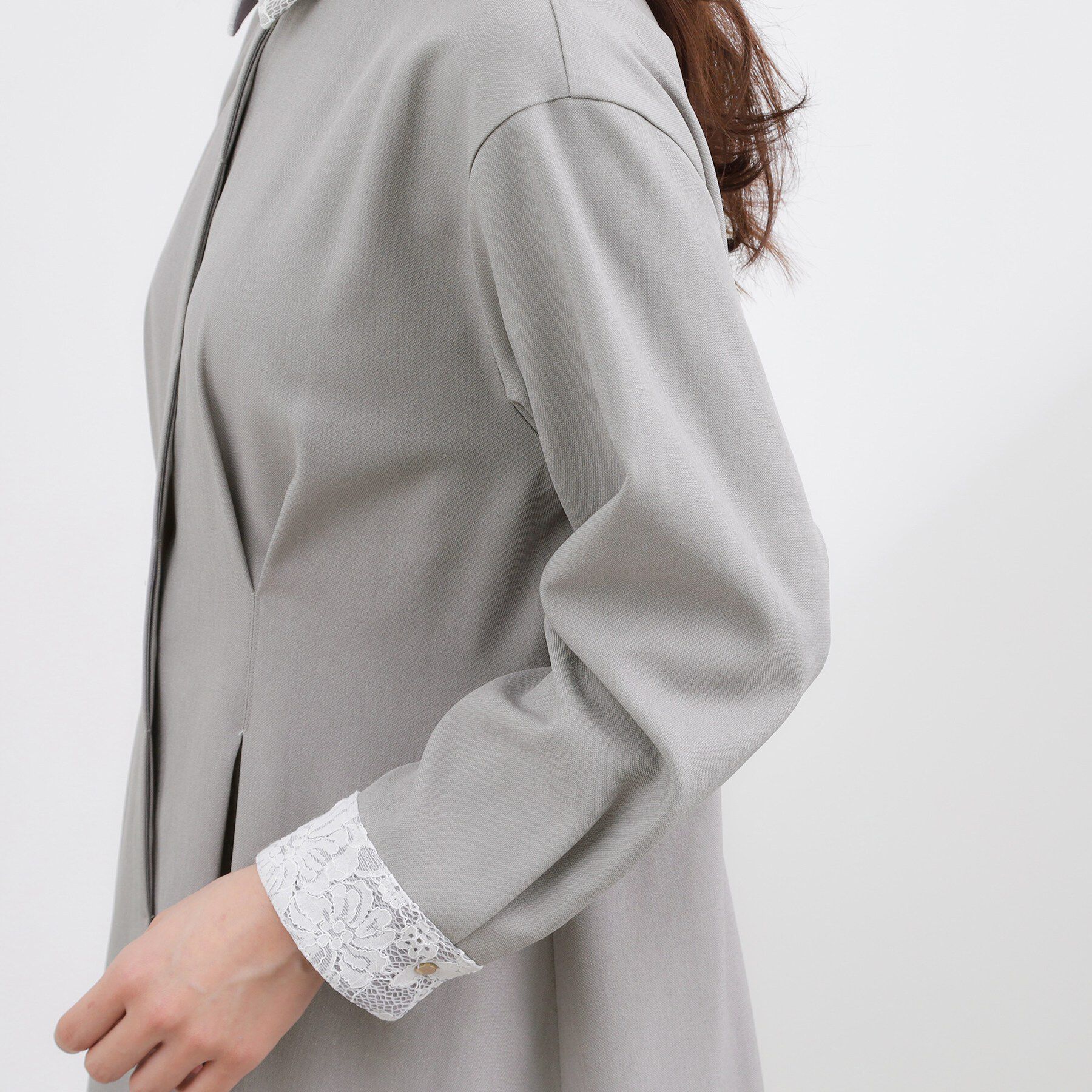 grove「晴れの日にも映える、品よく華やかなシャツワンピース」|ワンピース|