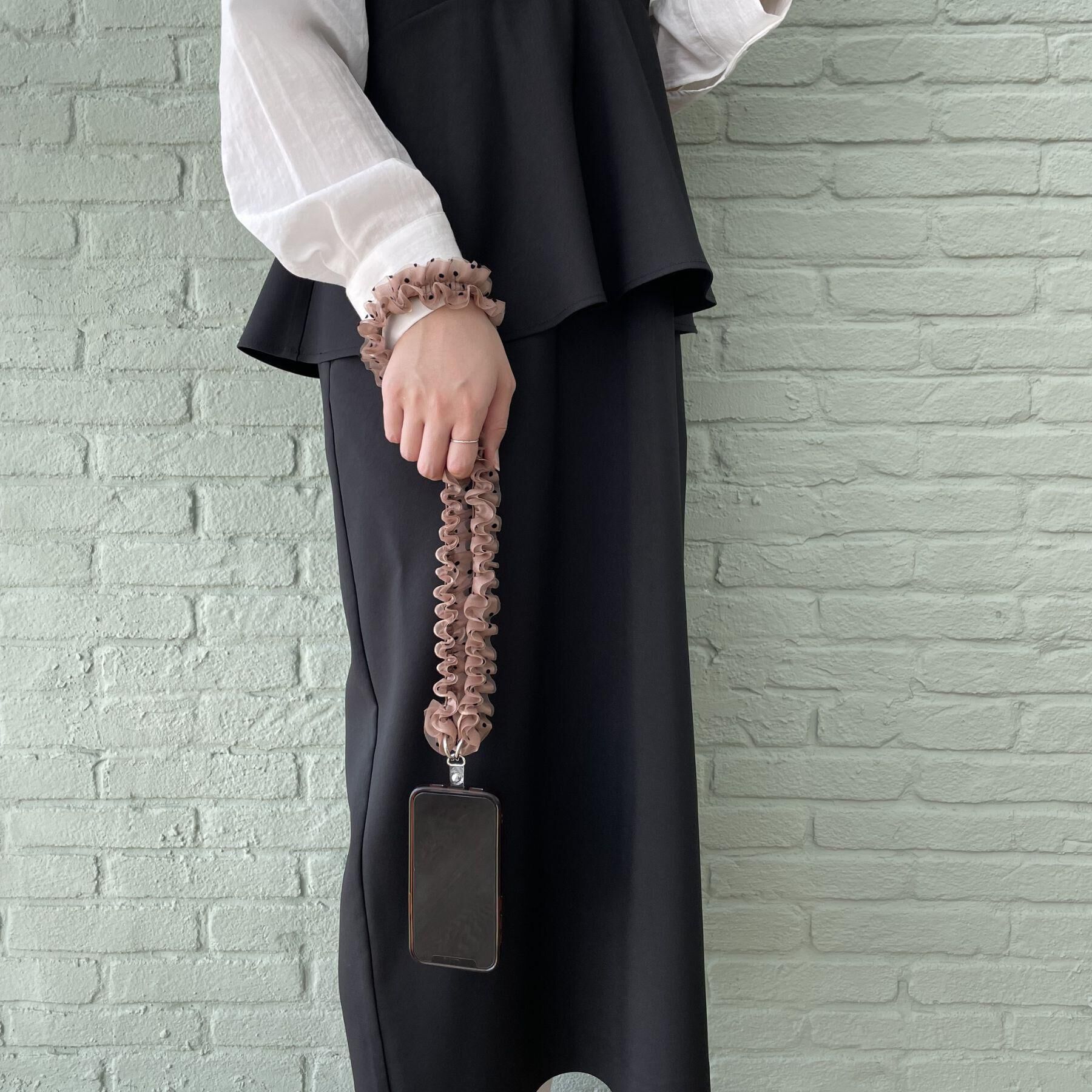 grove「ドットチュールパール調ストラップ」|ストラップ|