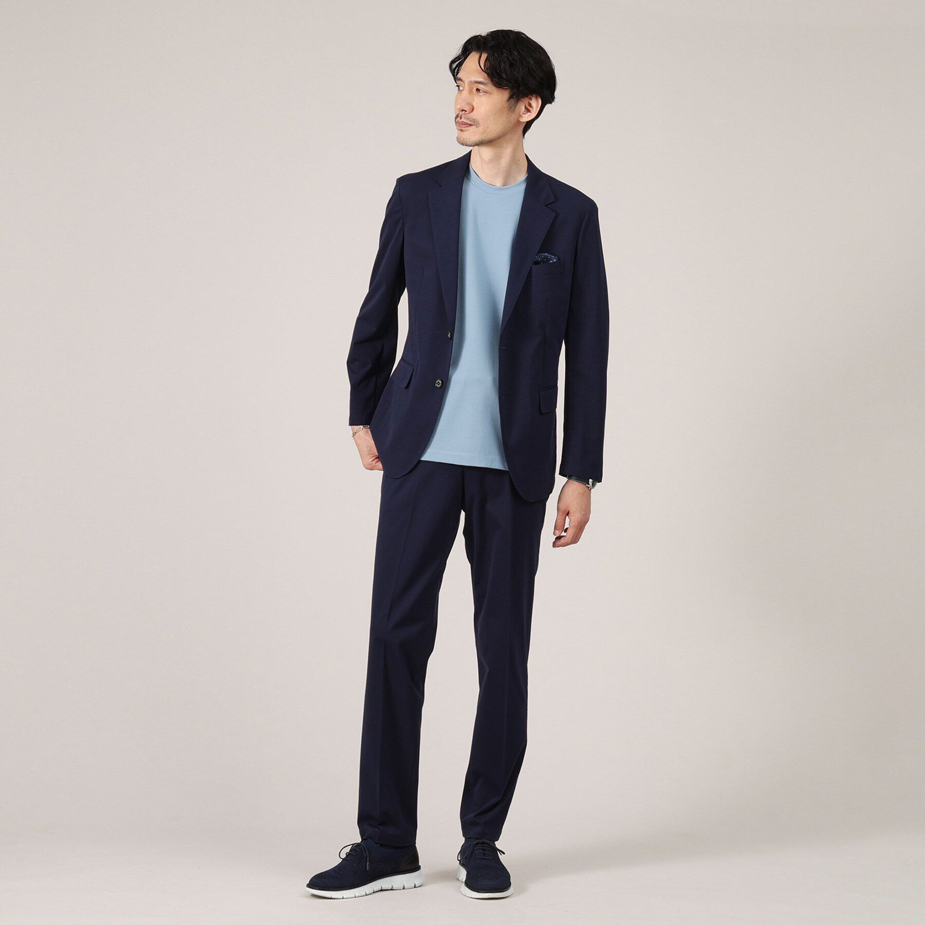 TAKEO KIKUCHI「【360&deg;ストレッチ／セットアップ対応】None Of Stress シャドーピンストライプ パンツ」|その他|