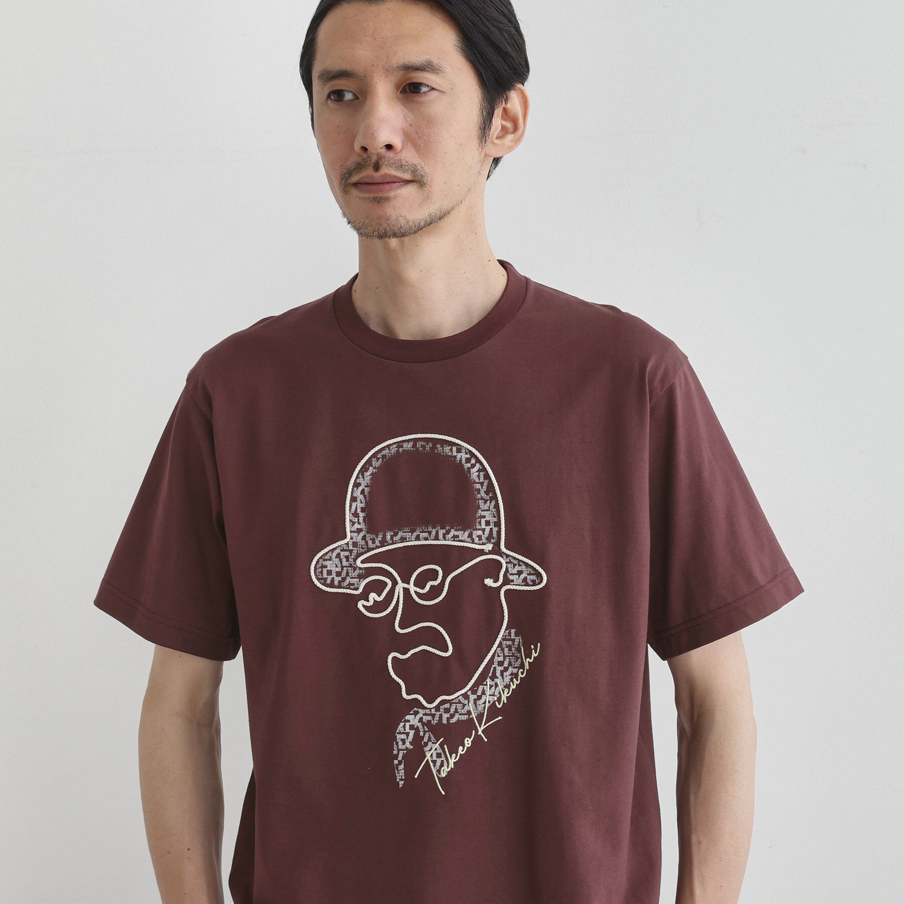 TAKEO KIKUCHI「【Sサイズ～】フェイスロープ刺繍 天竺Tシャツ」|Tシャツ・カットソー|