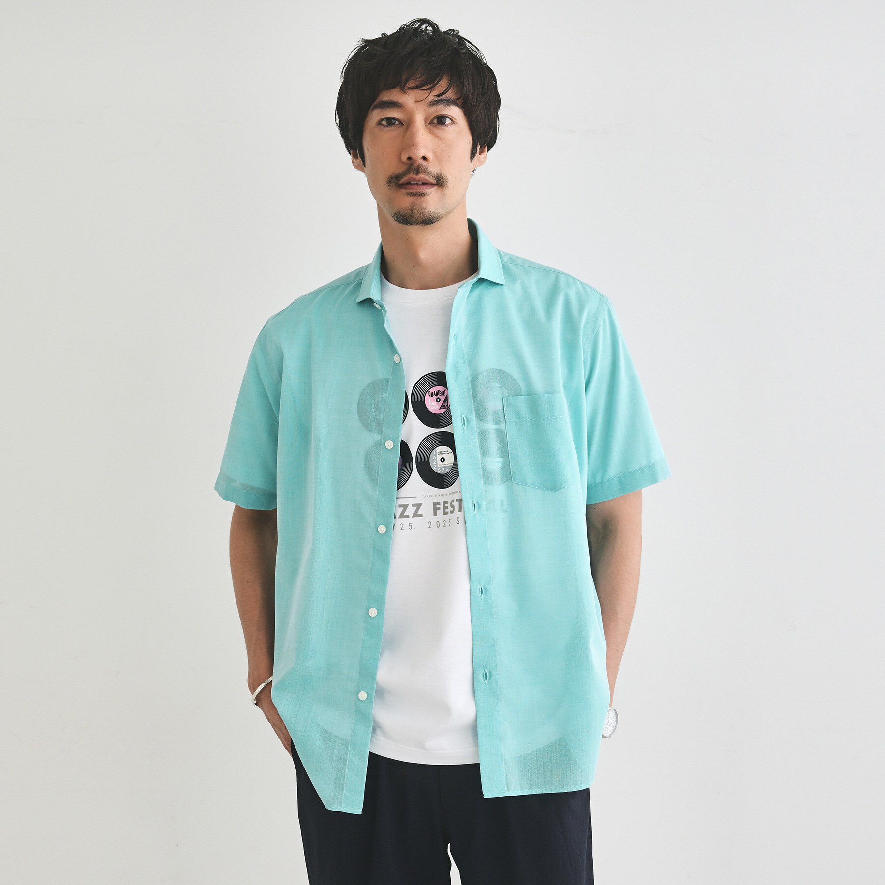 TAKEO KIKUCHI「ローン半袖シャツ」|シャツ・ブラウス|