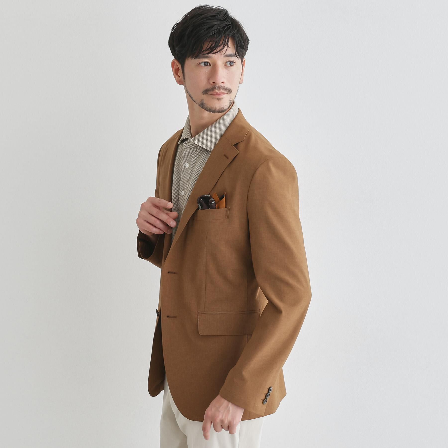 TAKEO KIKUCHI「【LIMITED】吸水速乾セットアップ／背抜きジャケット＆イージーパンツ」|スーツ|