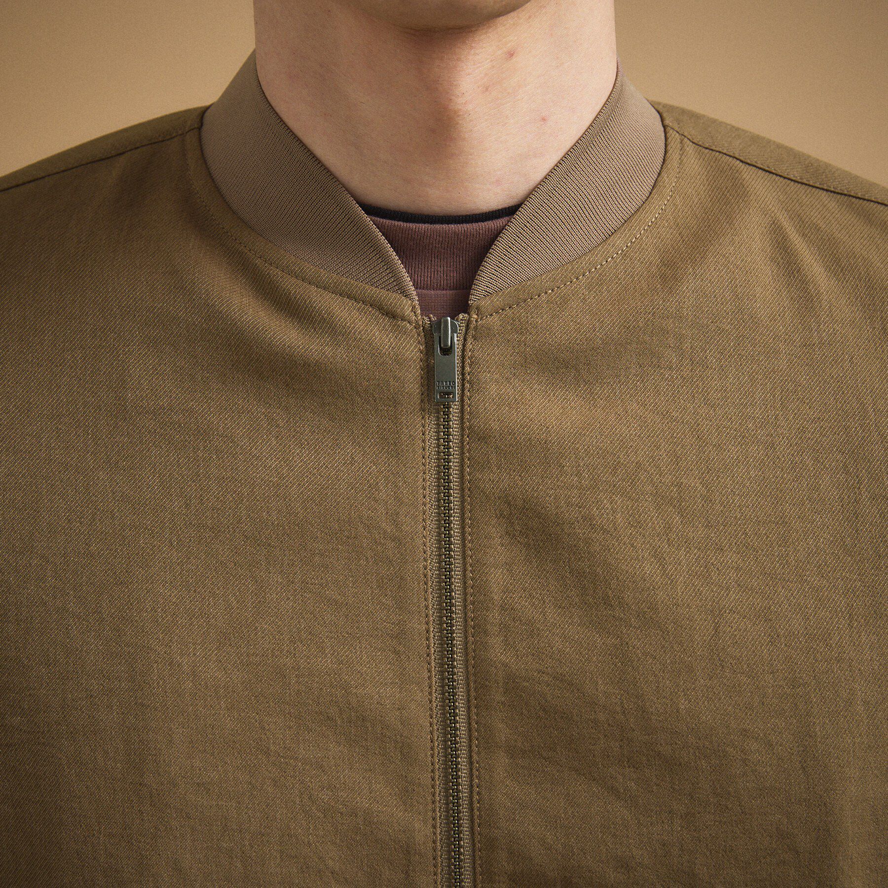 TAKEO KIKUCHI「リネンライクカルゼ リブブルゾン」|ブルゾン・スタジャン|