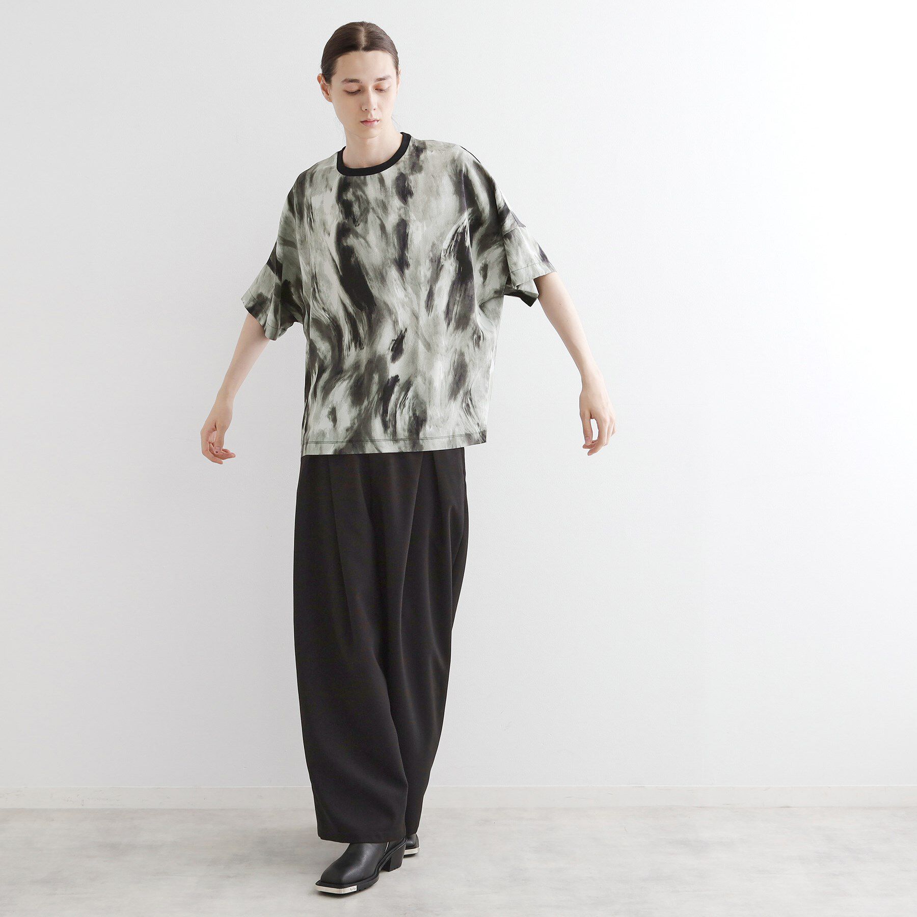 tk.TAKEO KIKUCHI「アブストラクトドルマンカットソー」|Tシャツ・カットソー|