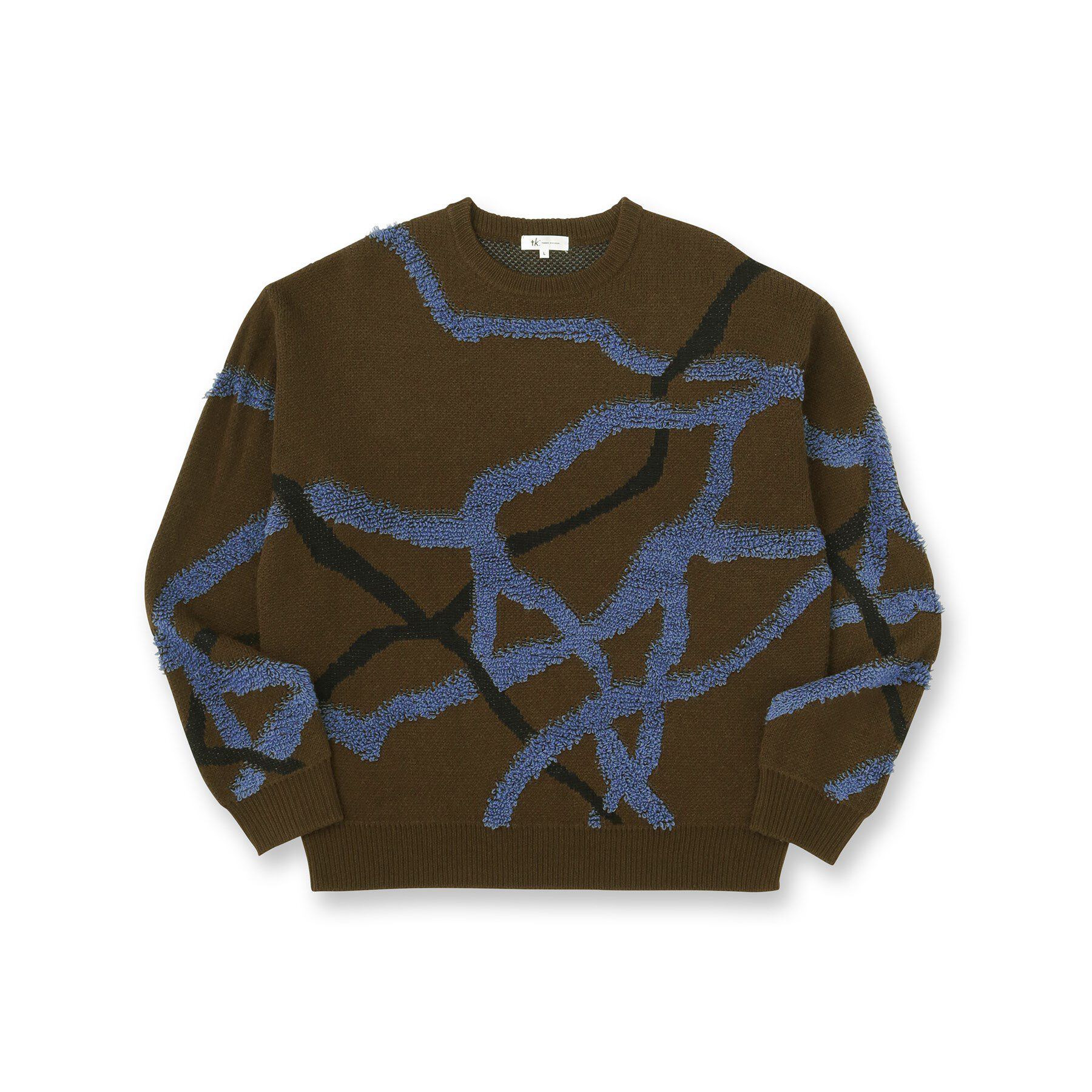 tk.TAKEO KIKUCHI「サガララインアートニットプルオーバー」|ニット・セーター|