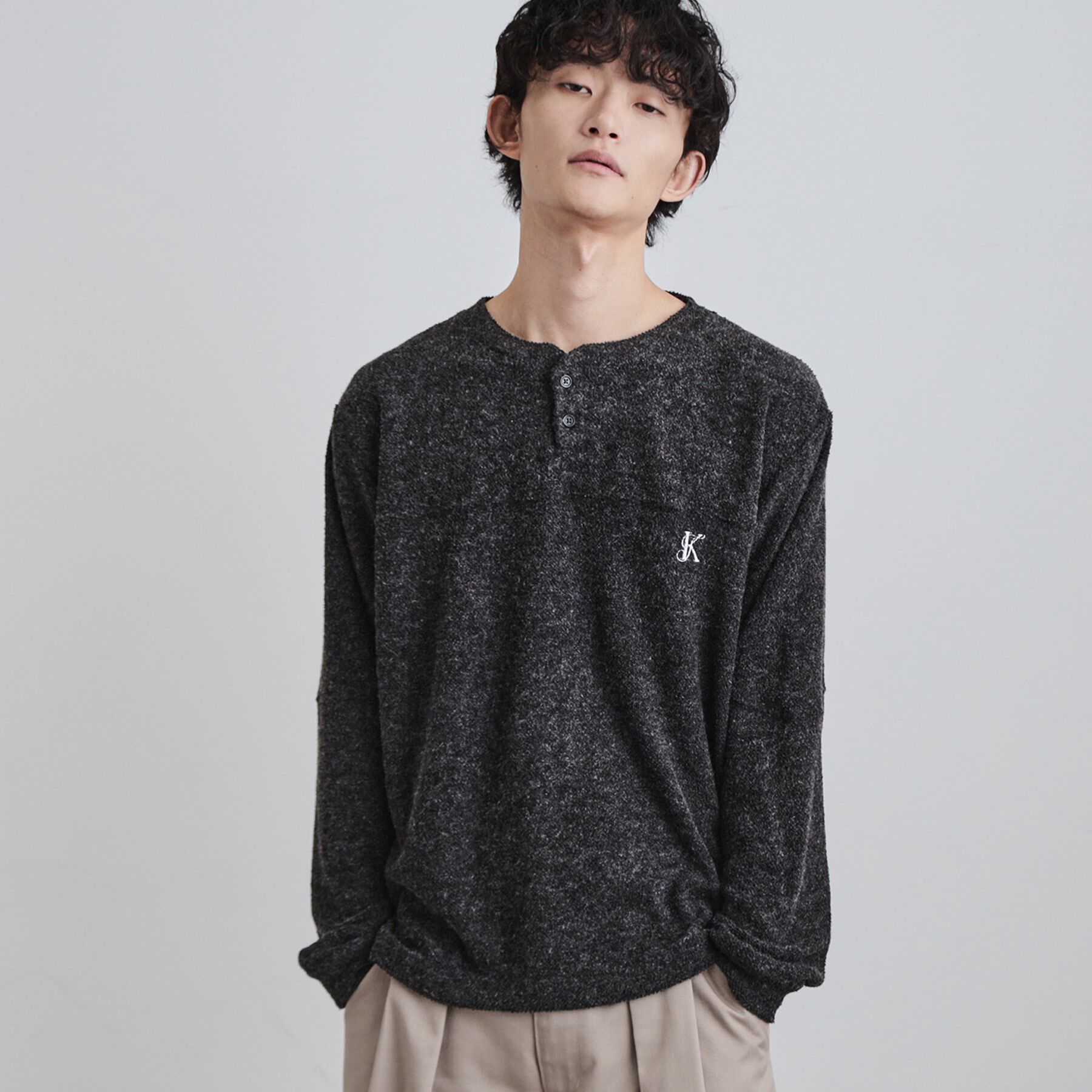 tk.TAKEO KIKUCHI「モールヘンリーネックカットソー」|Tシャツ・カットソー|