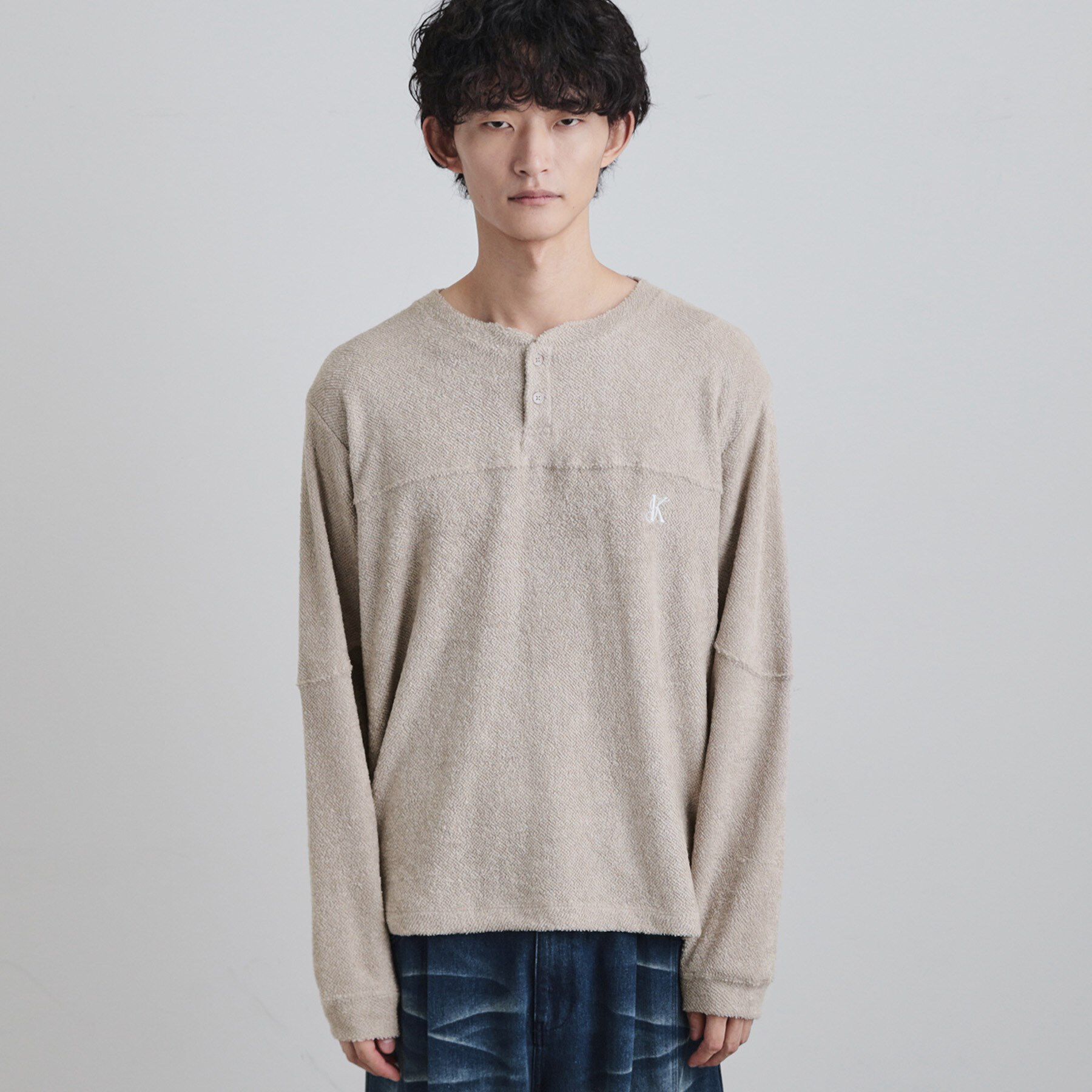 tk.TAKEO KIKUCHI「モールヘンリーネックカットソー」|Tシャツ・カットソー|