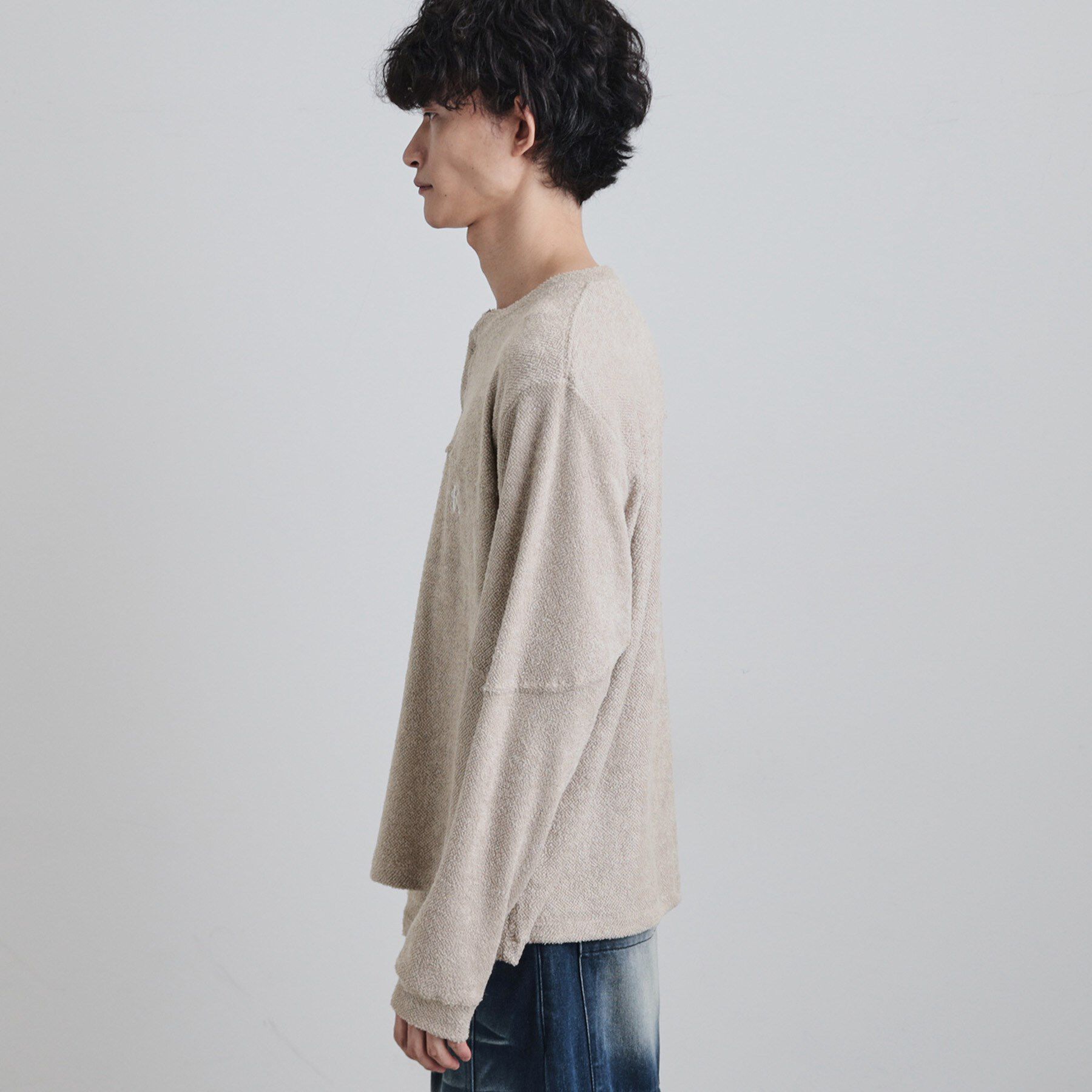 tk.TAKEO KIKUCHI「モールヘンリーネックカットソー」|Tシャツ・カットソー|