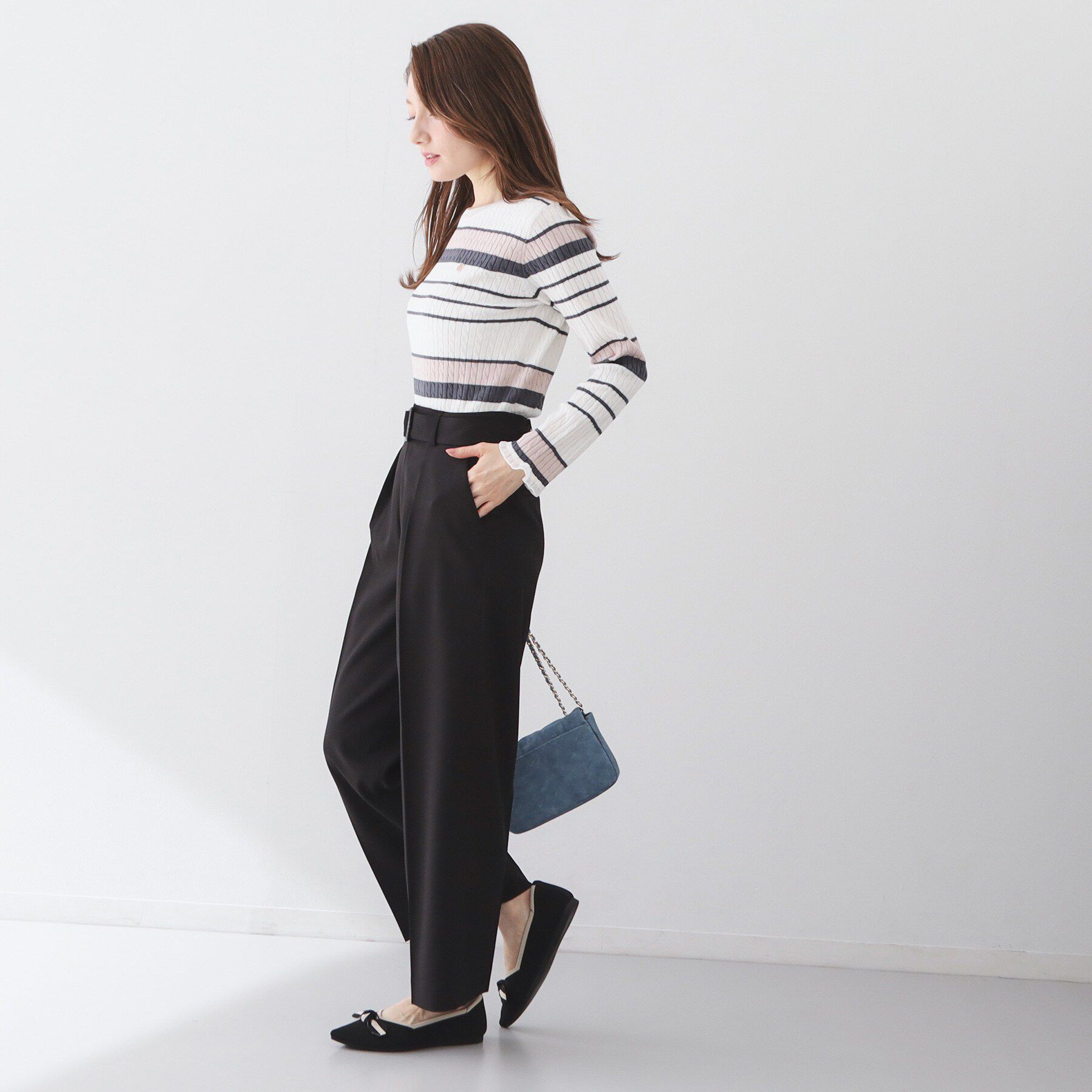 index「ストレッチワイドストレートパンツ/セットアップ対応【洗濯機OK/吸水速乾】」|その他|