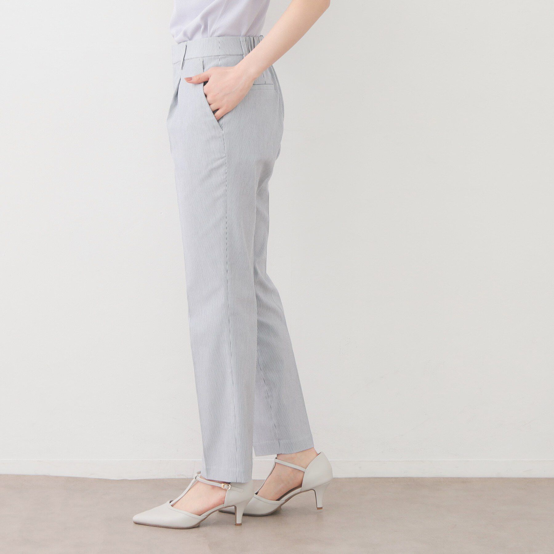 index「ストレッチテーパードパンツ【洗濯機OK/吸水速乾/接触冷感/透け防止】《XS～LL/6col》」|その他|