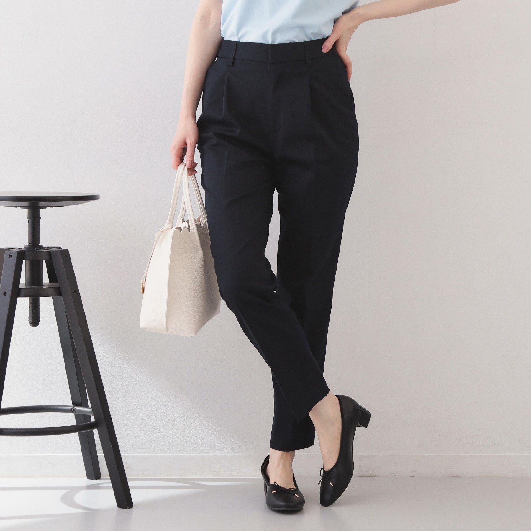 index「ストレッチテーパードパンツ【洗濯機OK/吸水速乾/接触冷感/透け防止】《XS～LL/6col》」|その他|