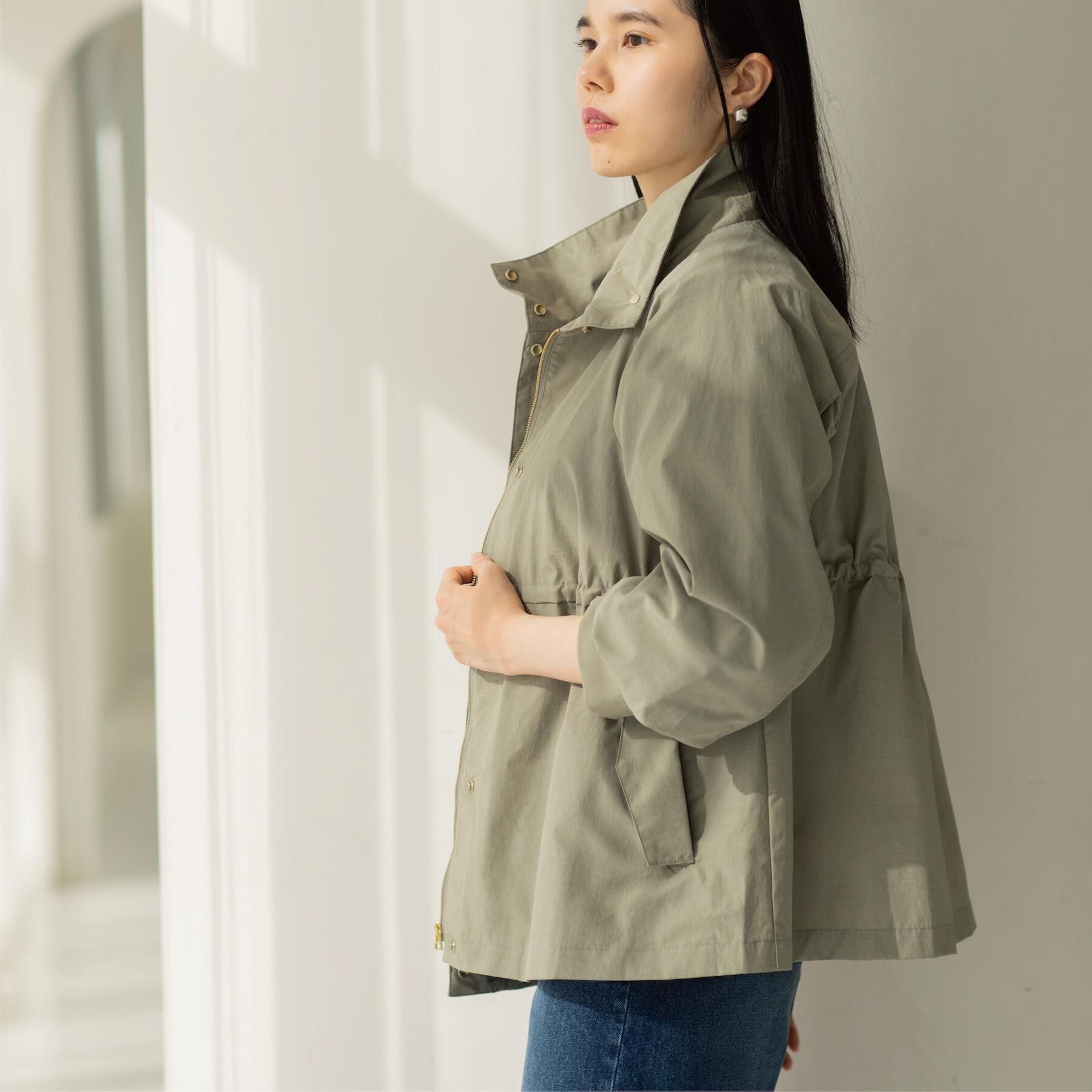 OPAQUE.CLIP「撥水スタンドZIPブルゾン【洗濯機OK/UVケア/花粉対応】」|ブルゾン・スタジャン|