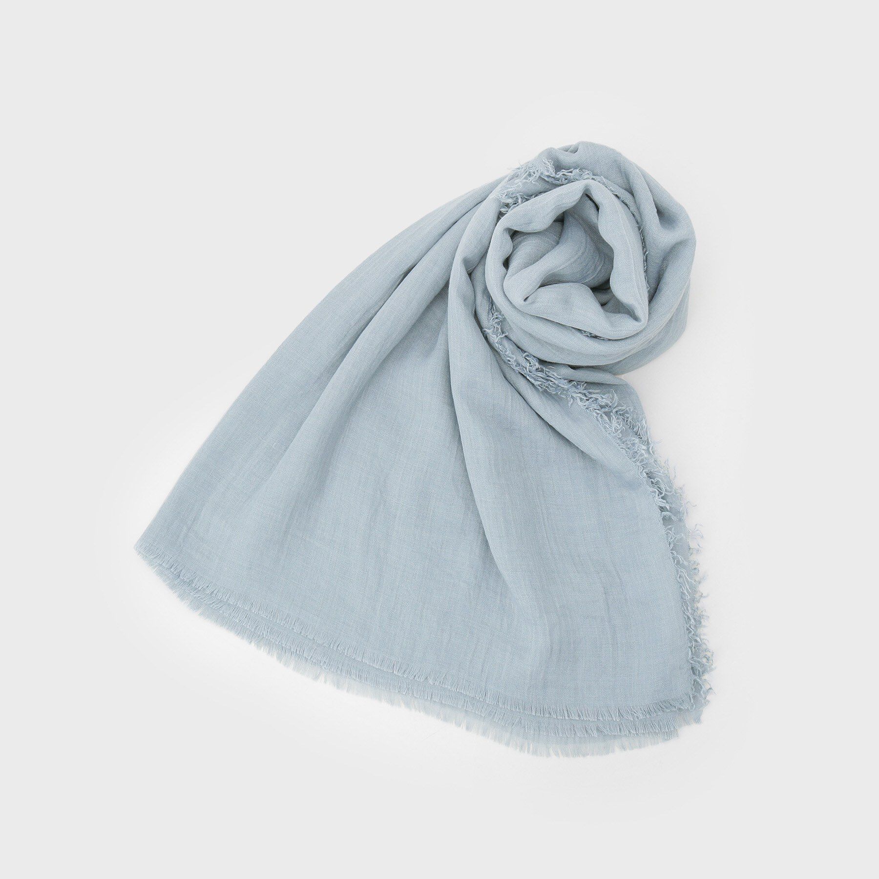 OPAQUE.CLIP「大判シアーストール」|ストール|ブルー(093)