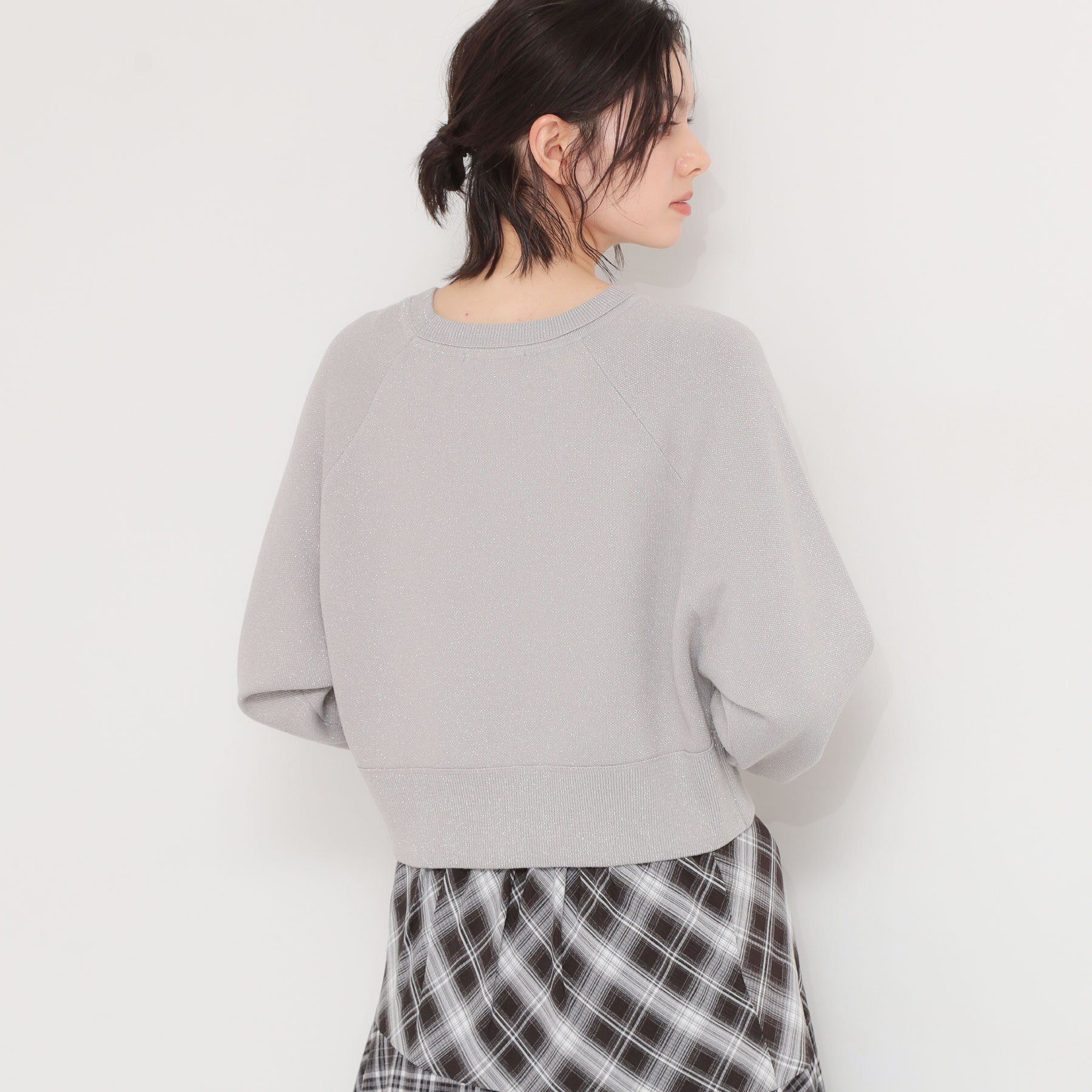 THE SHOP TK「【着丈が選べる】スウェットライクラメジャカードニット」|ニット・セーター|