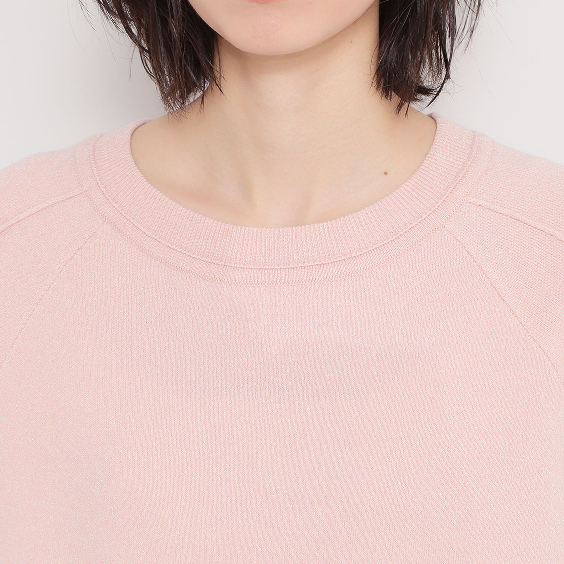 THE SHOP TK「【着丈が選べる】スウェットライクラメジャカードニット」|ニット・セーター|