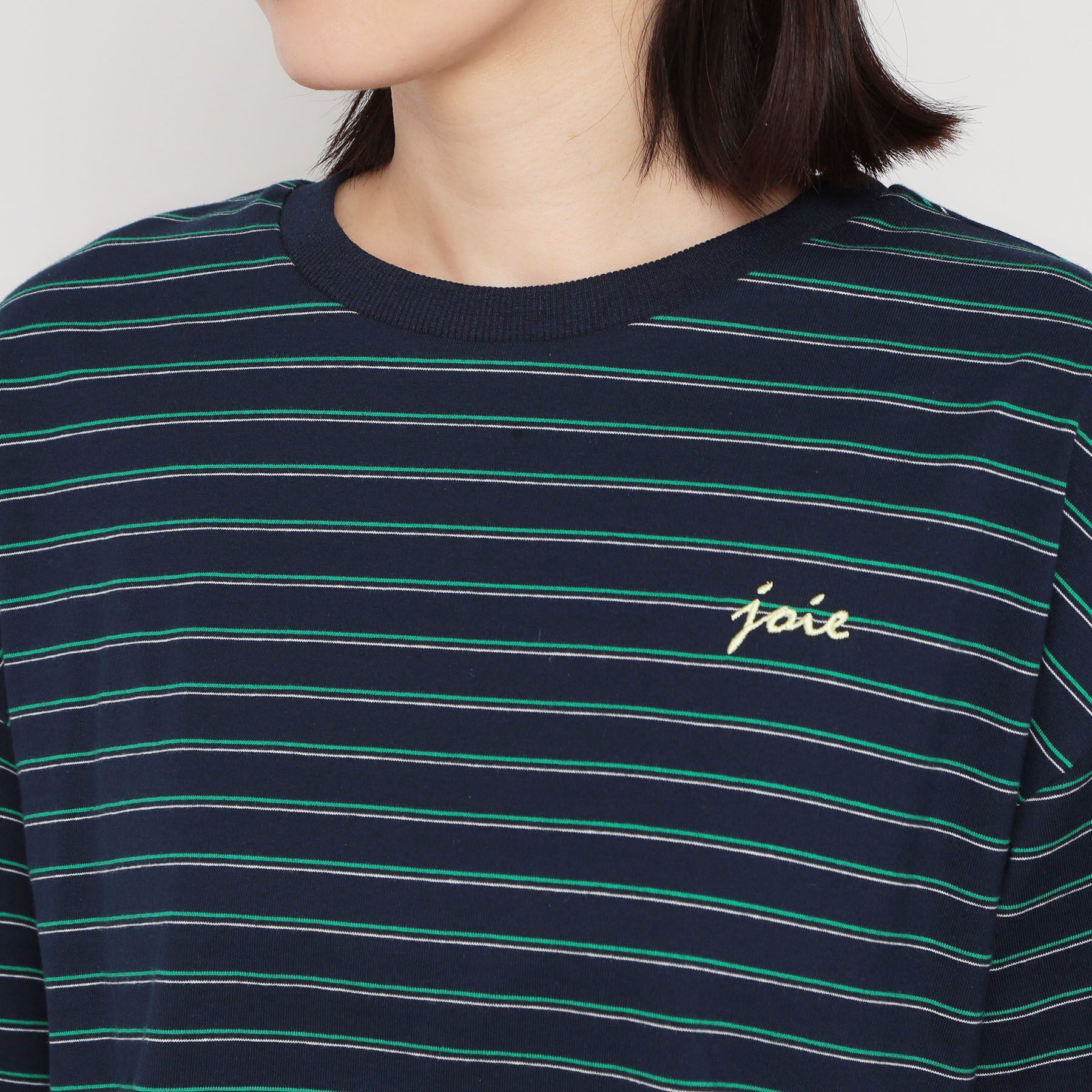 THE SHOP TK「ワンポイント刺繍マルチボーダーTee」|Tシャツ・カットソー|