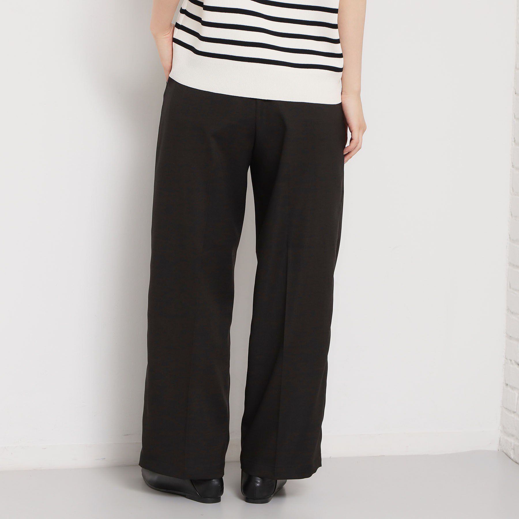 THE SHOP TK「【洗える】 麻調ワイドパンツ」|その他|