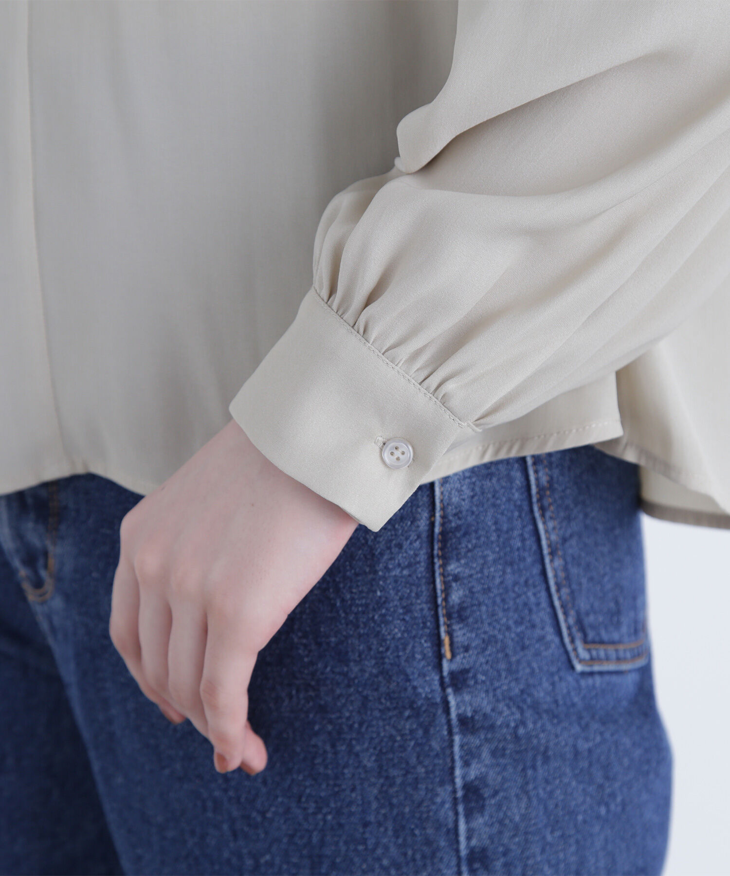  「フリルネックリボンブラウス」|シャツ・ブラウス|