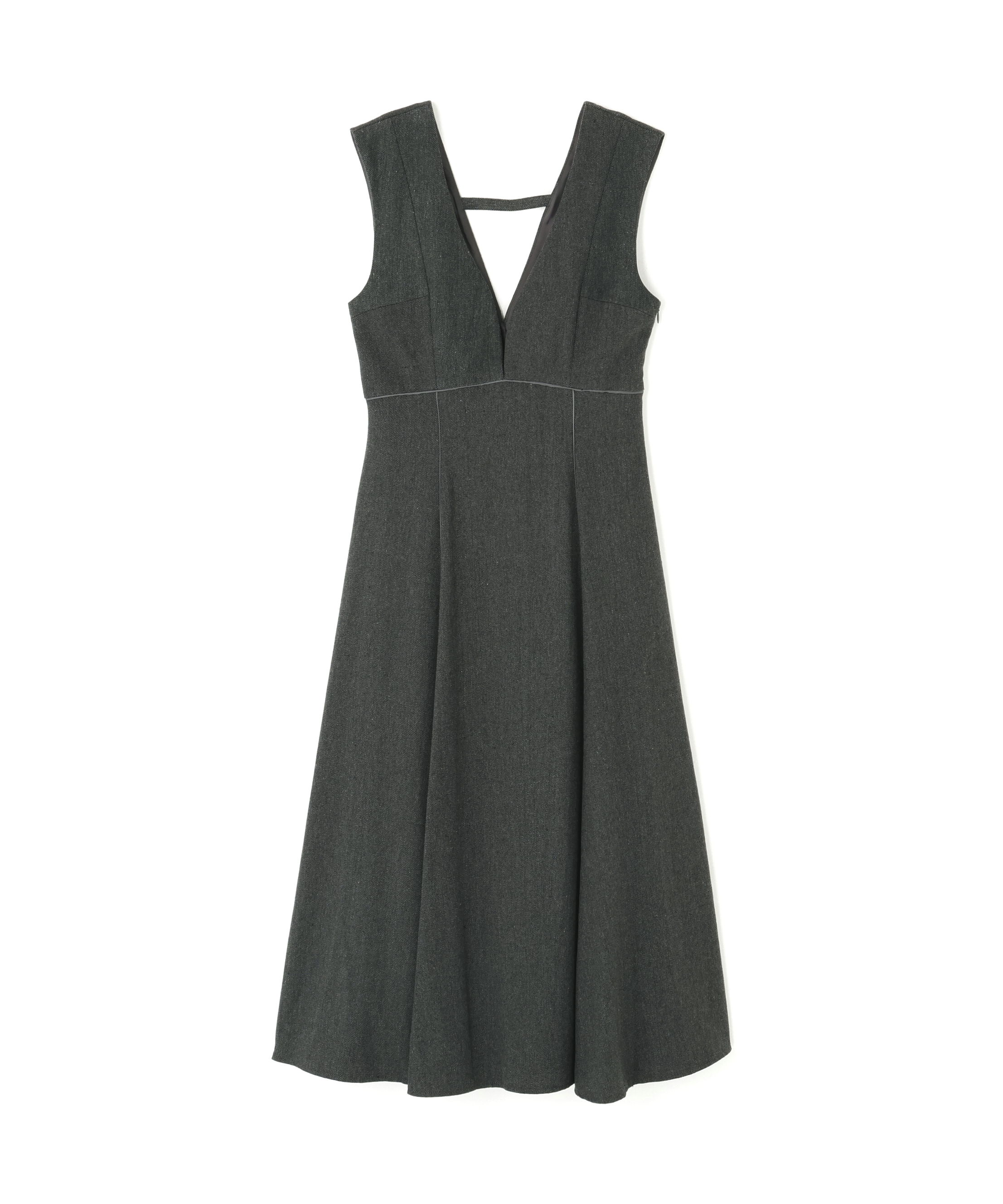  「ニュアンスVネックジャンスカ」|ワンピース|